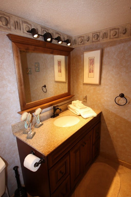 Main bathroom by bedroom