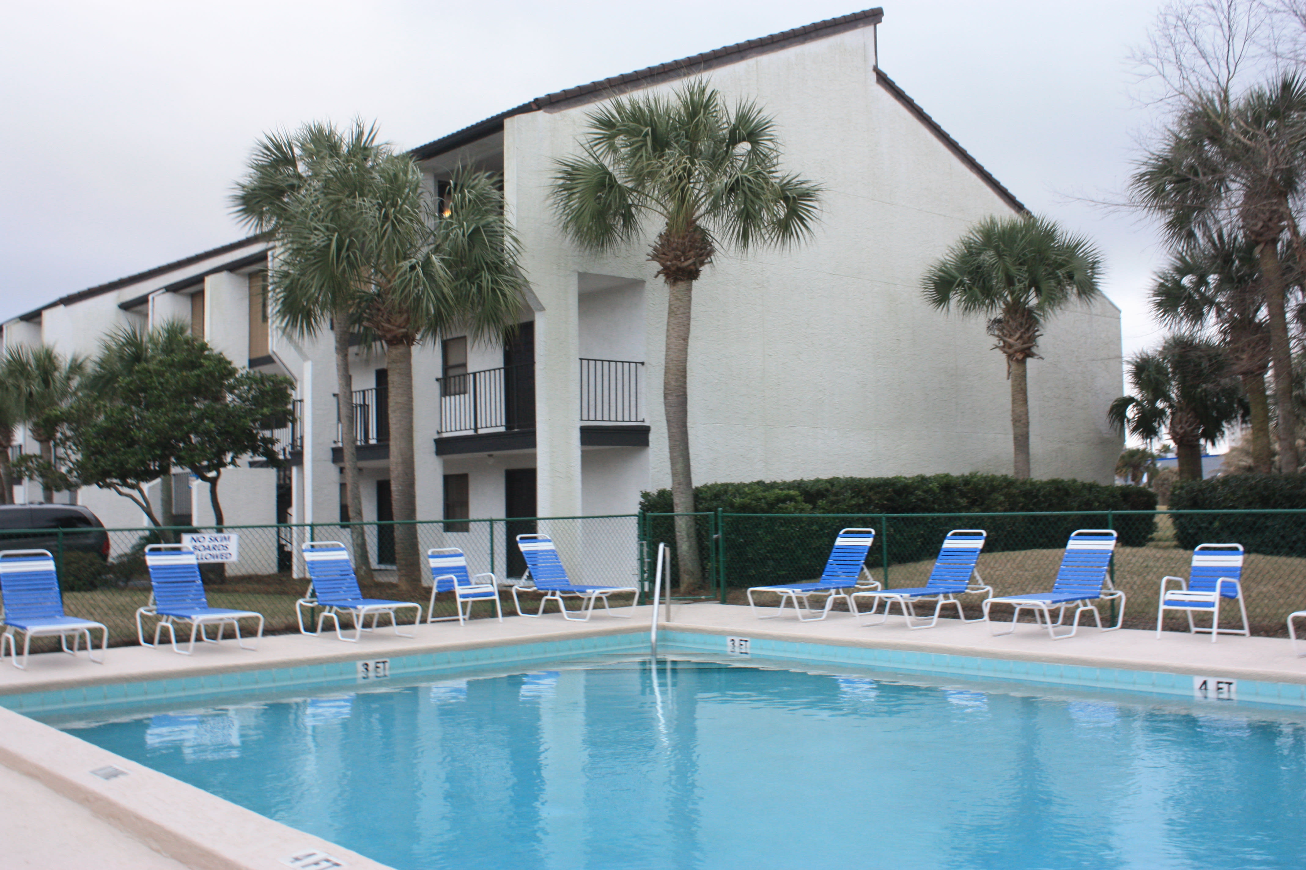 Heated Pool just steps from Condo.