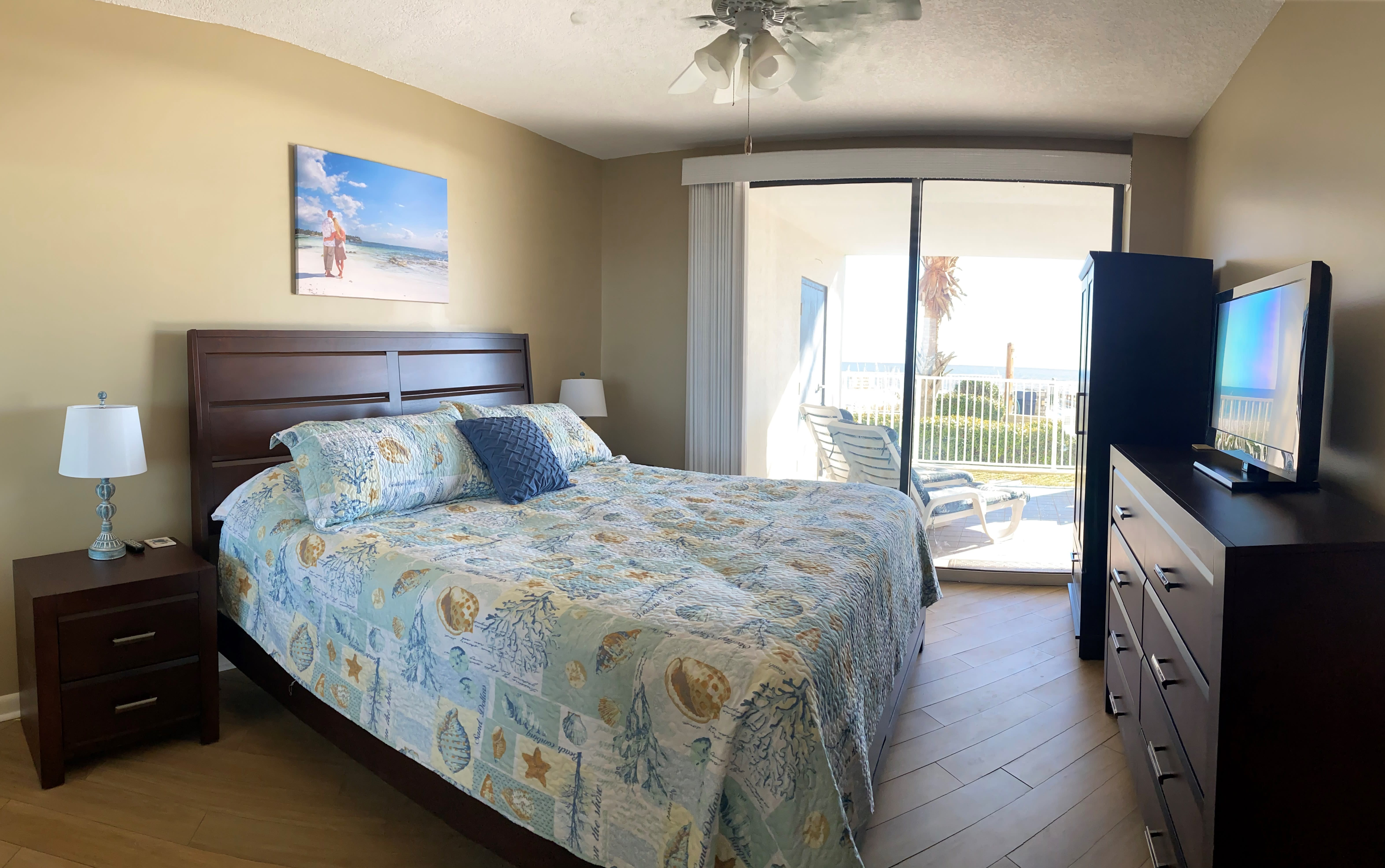 Master Bedroom with Patio Access