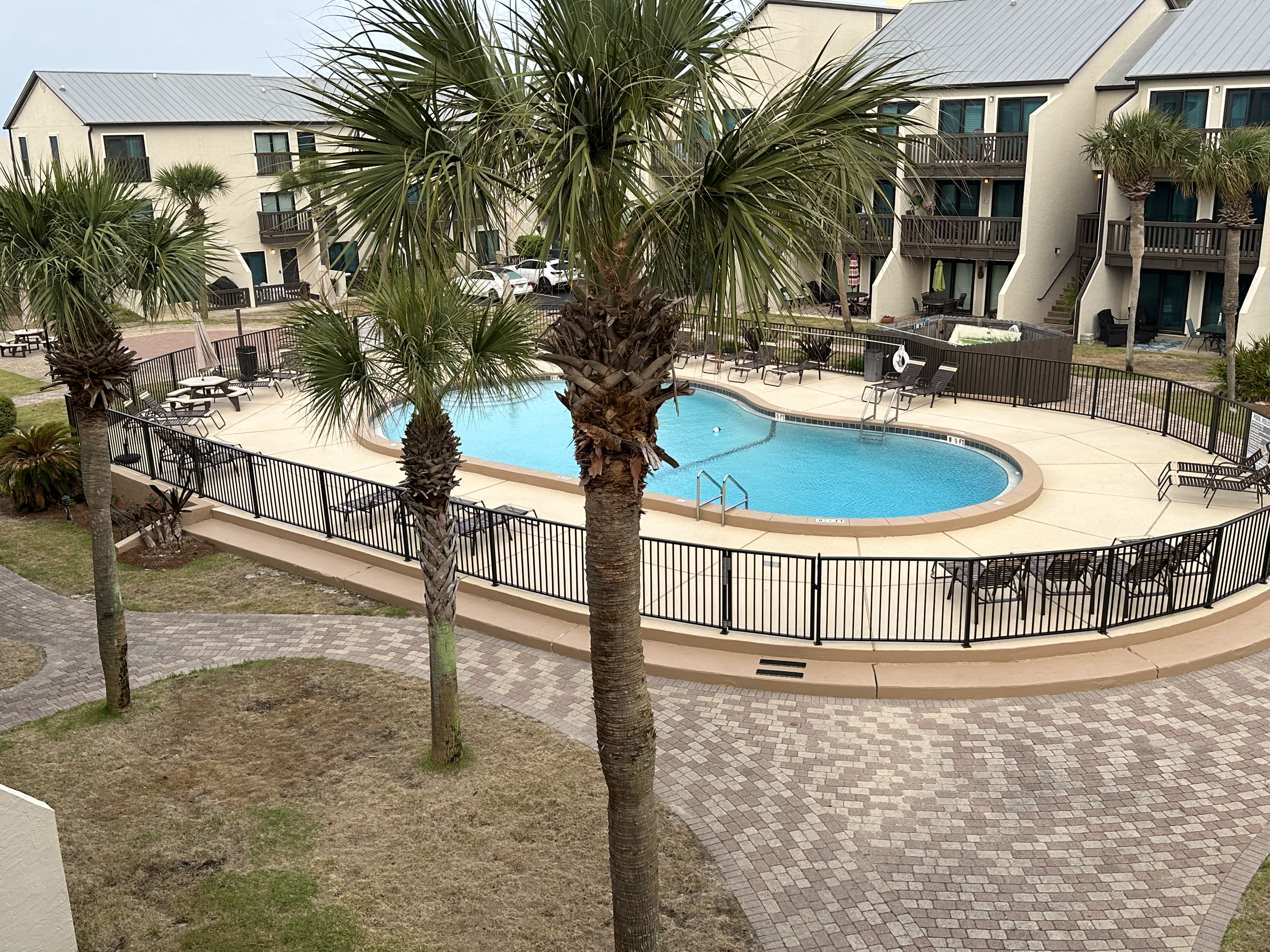 pool--just steps from patio