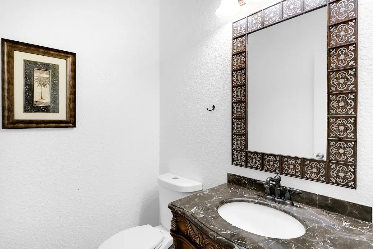 Epic-20 Main house. First floor half bath.