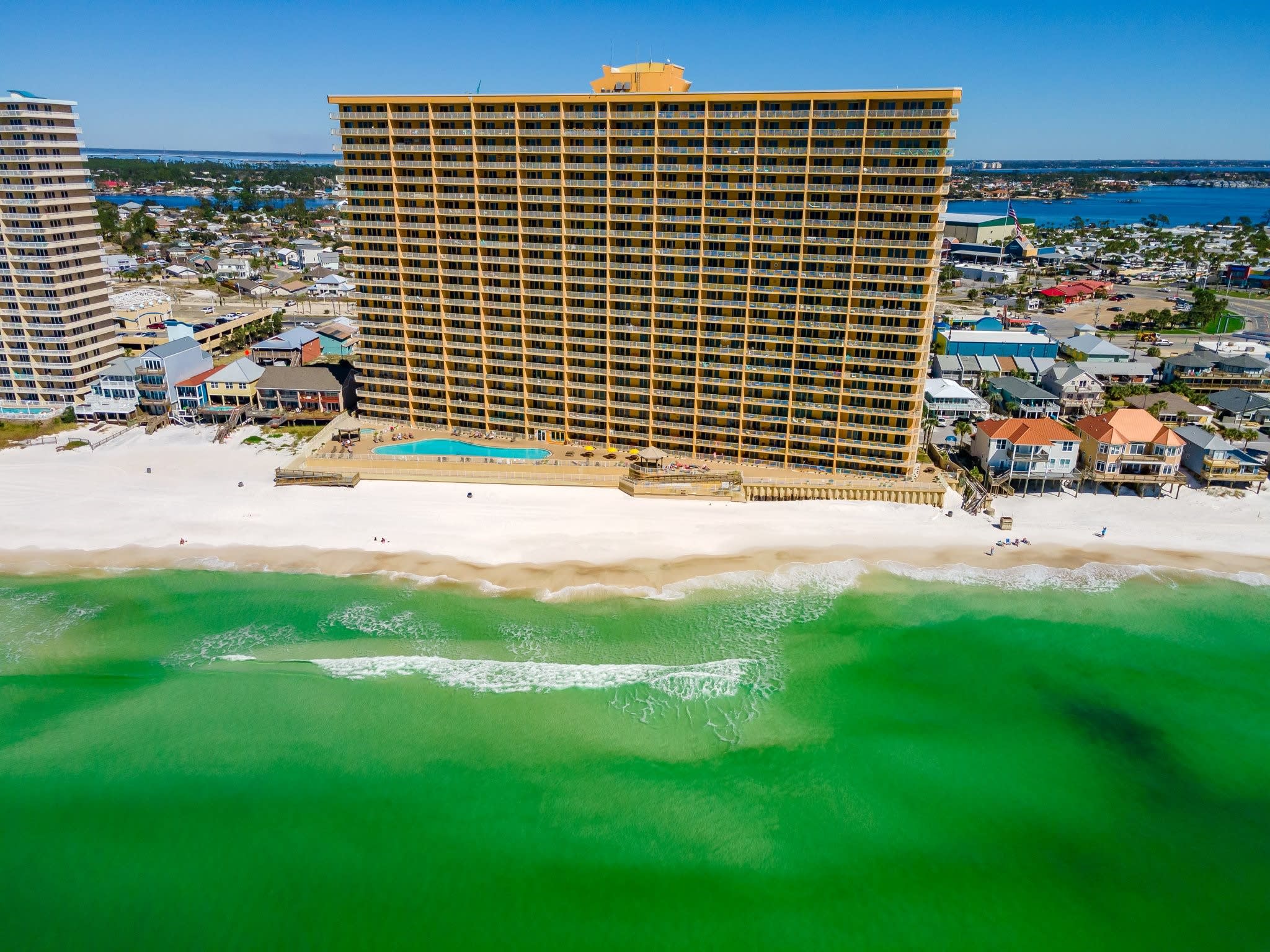 View of condo from the water