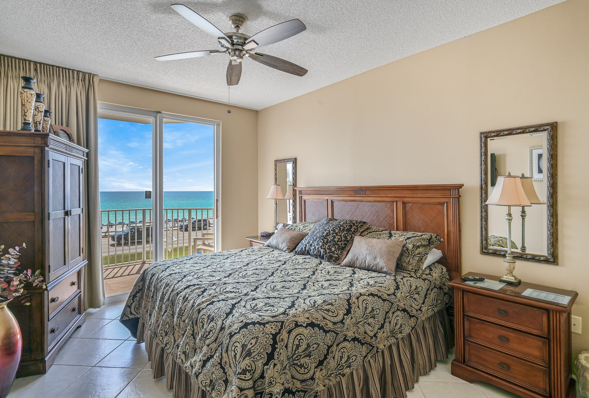 Master Bedroom looking Out Toward The Gulf
