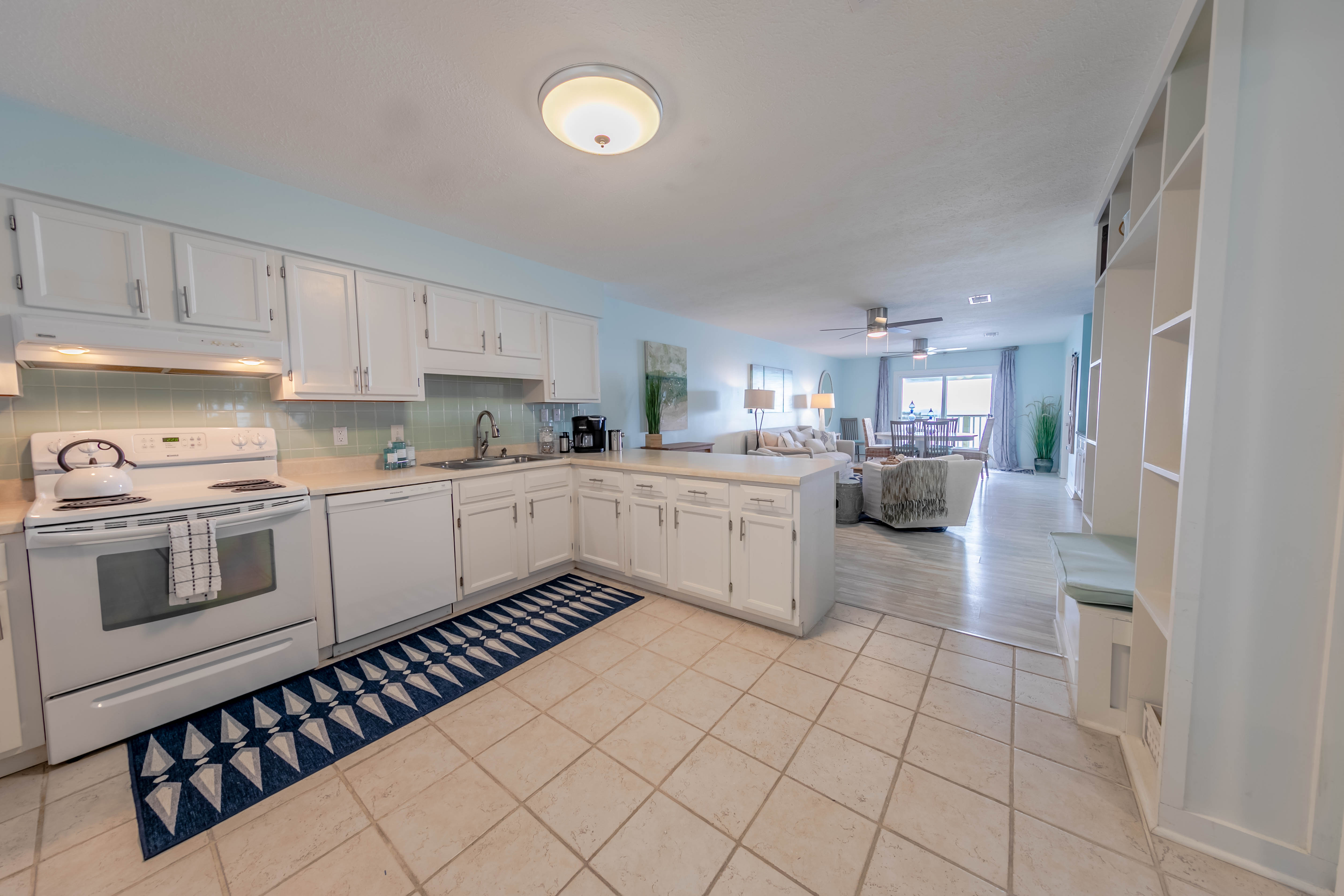 Fully stocked kitchen