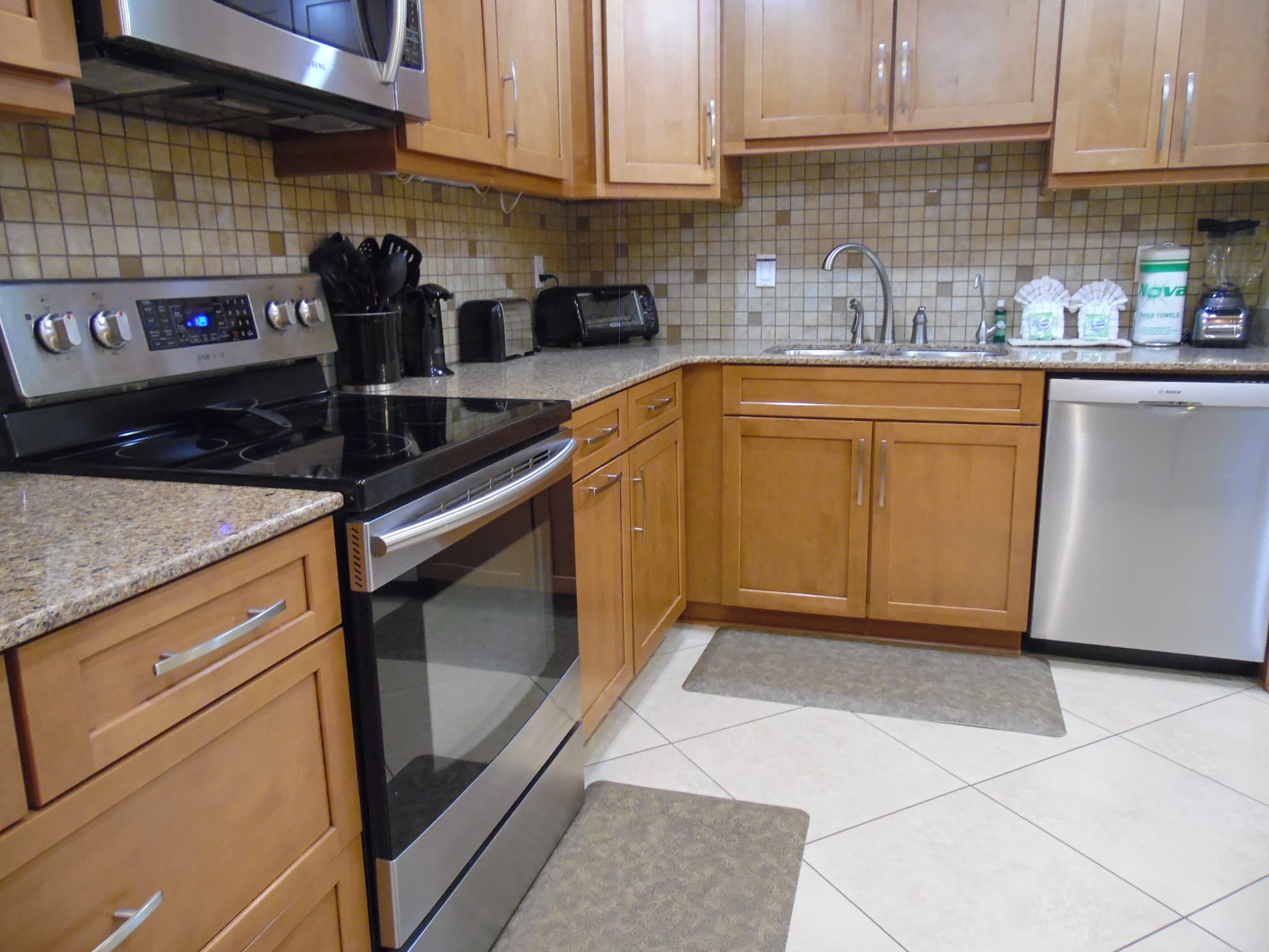 Stainless Steel Appliances In Kitchen