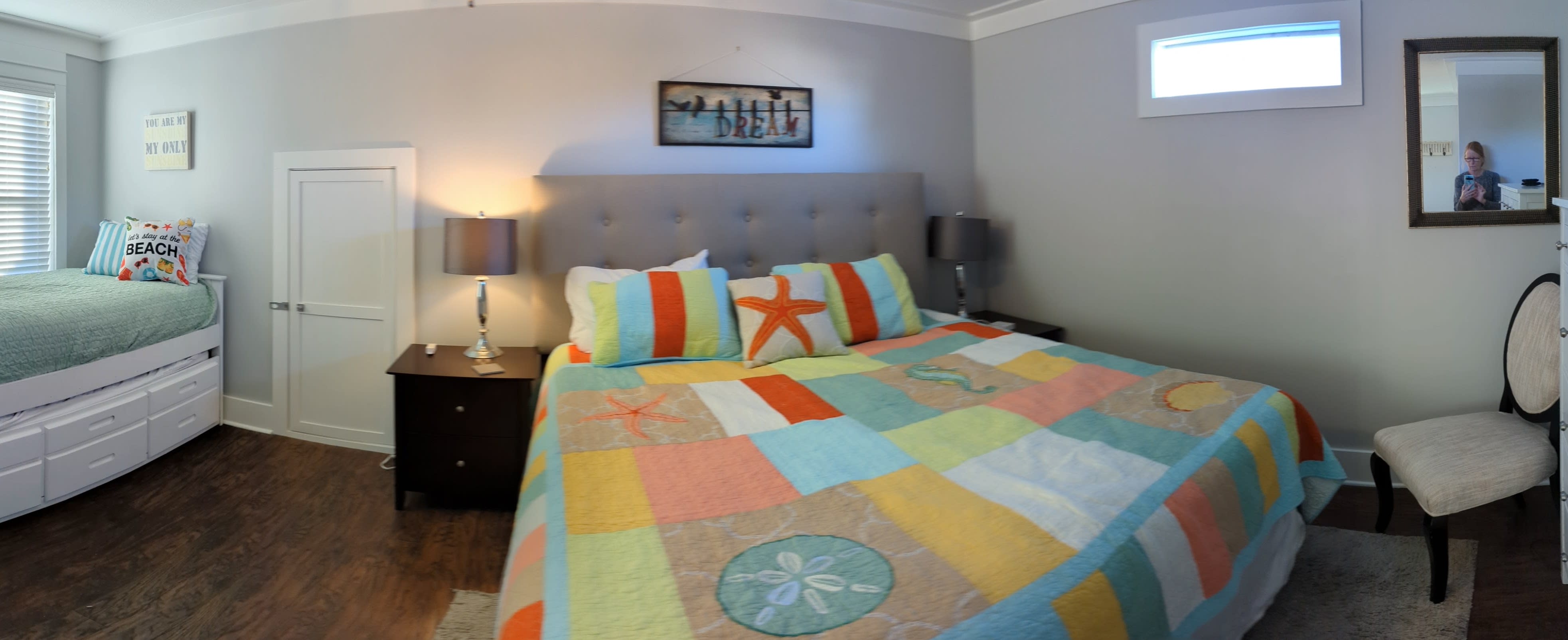 BR #4 huge room with king & trundle beds BR #4 huge room with king & trundle beds