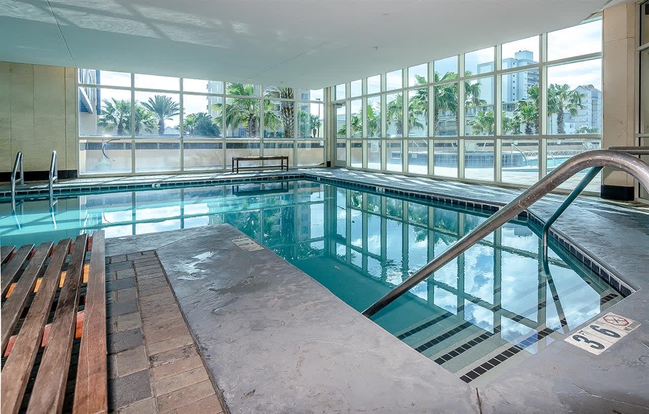Heated indoor pool