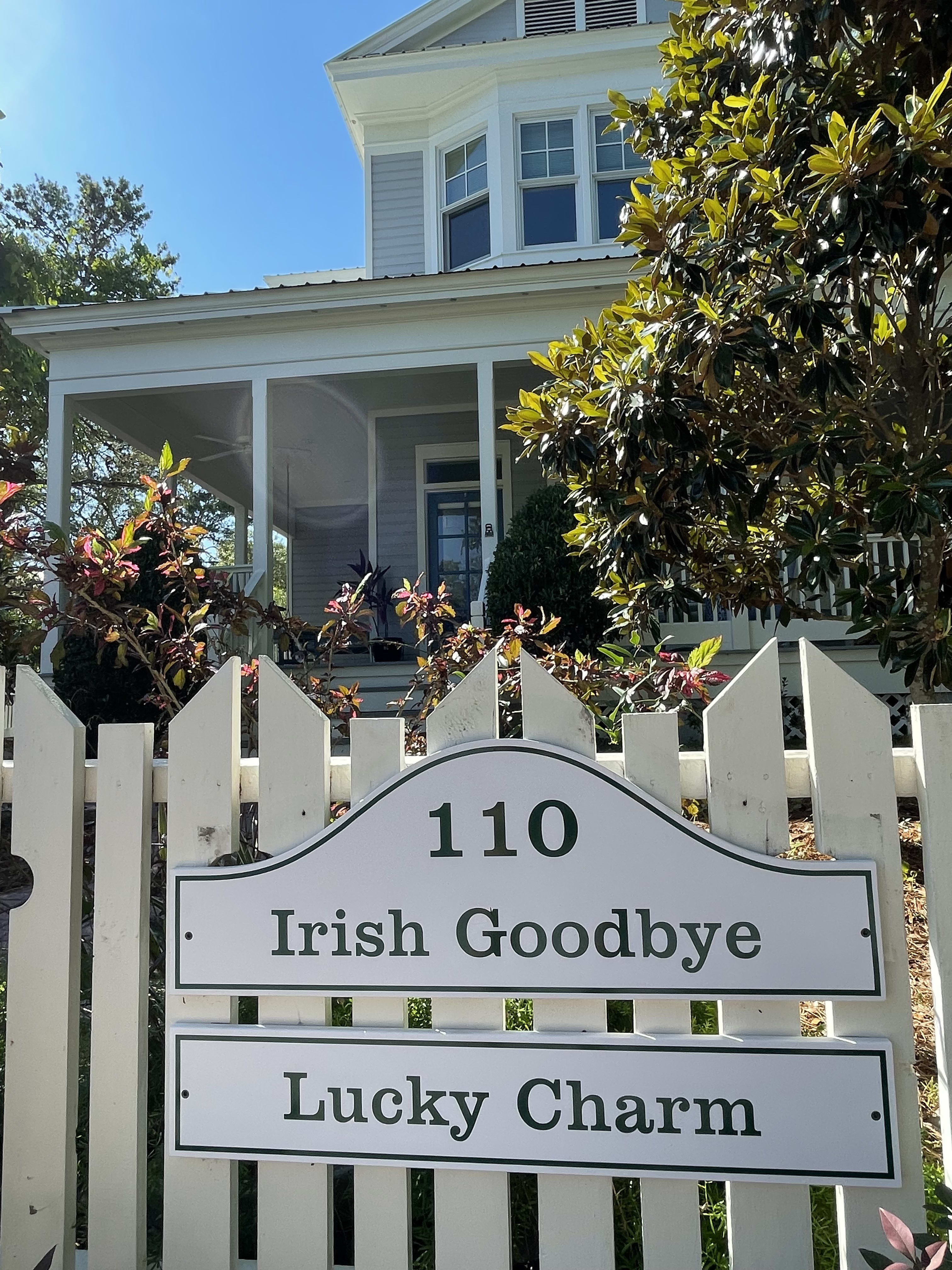 Be our guest @ IrishGoodbye and/or LuckyCharm