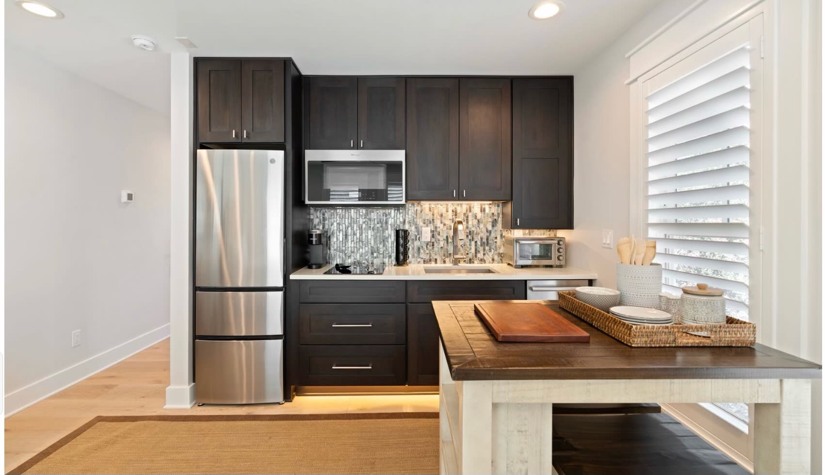 Fully stocked kitchen