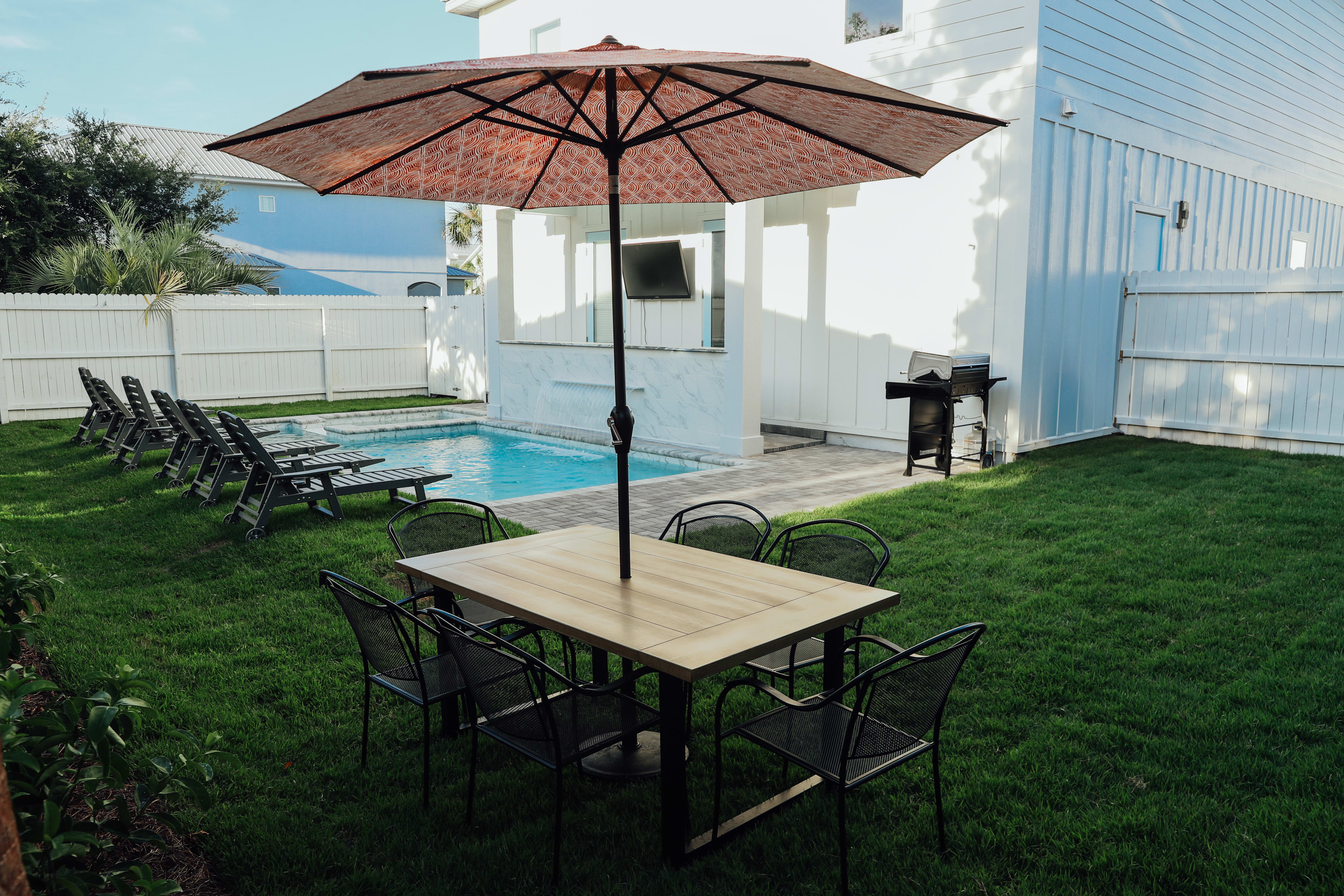 Private backyard Private backyard