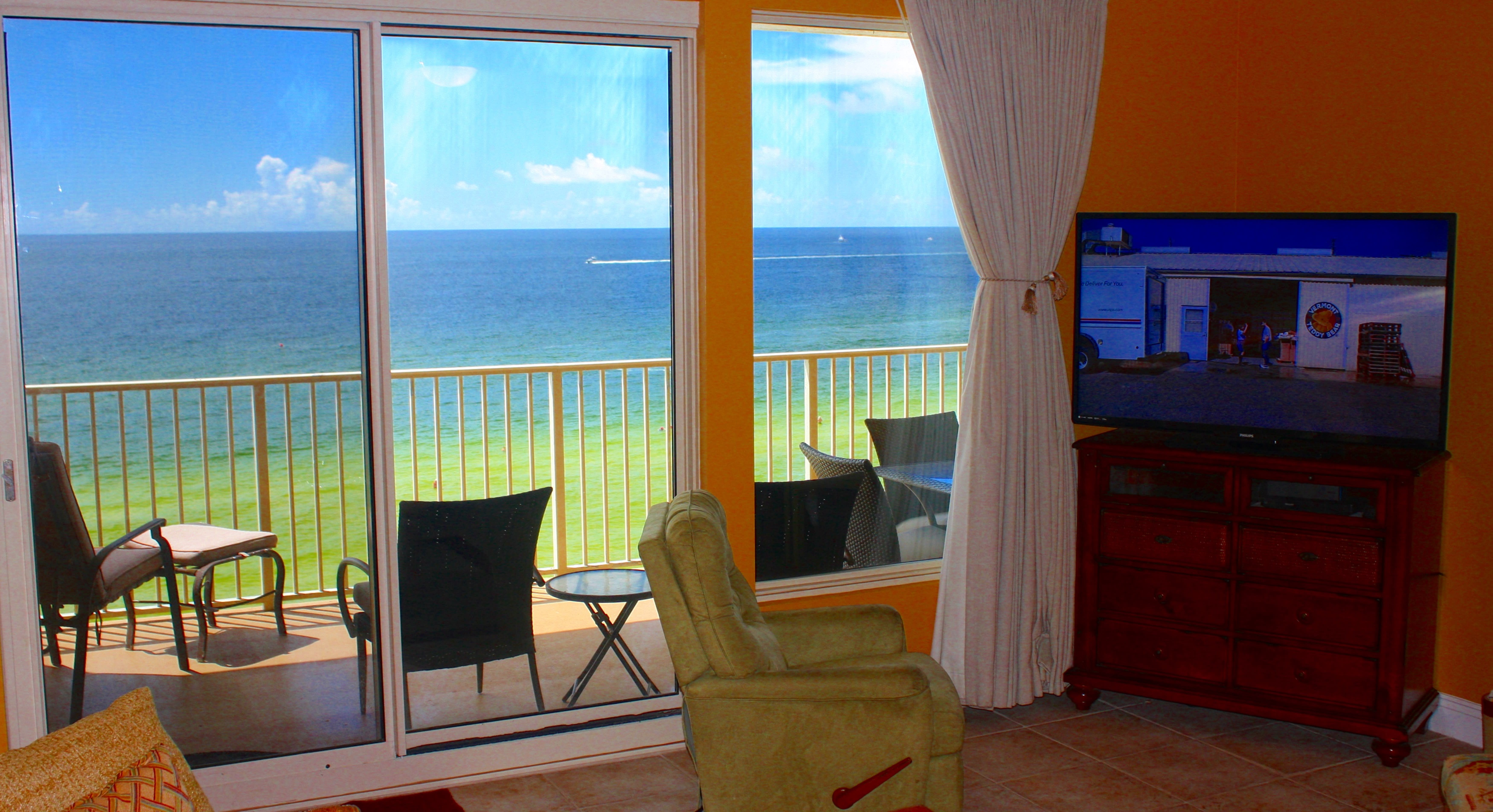 View from our Great room looking over the Gulf of Mexico