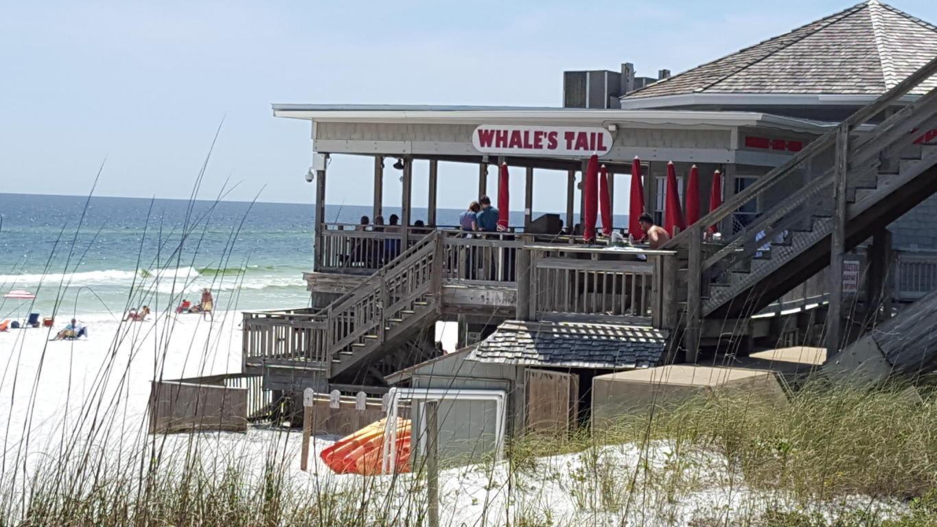 To the right on the beach is Whale's Tail. A fun restaurant with great food &amp; drinks!