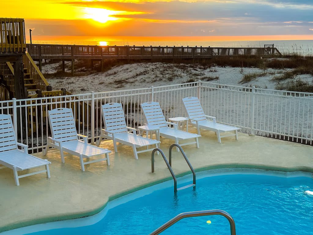 Sunrising over Dolphin View Duplex!