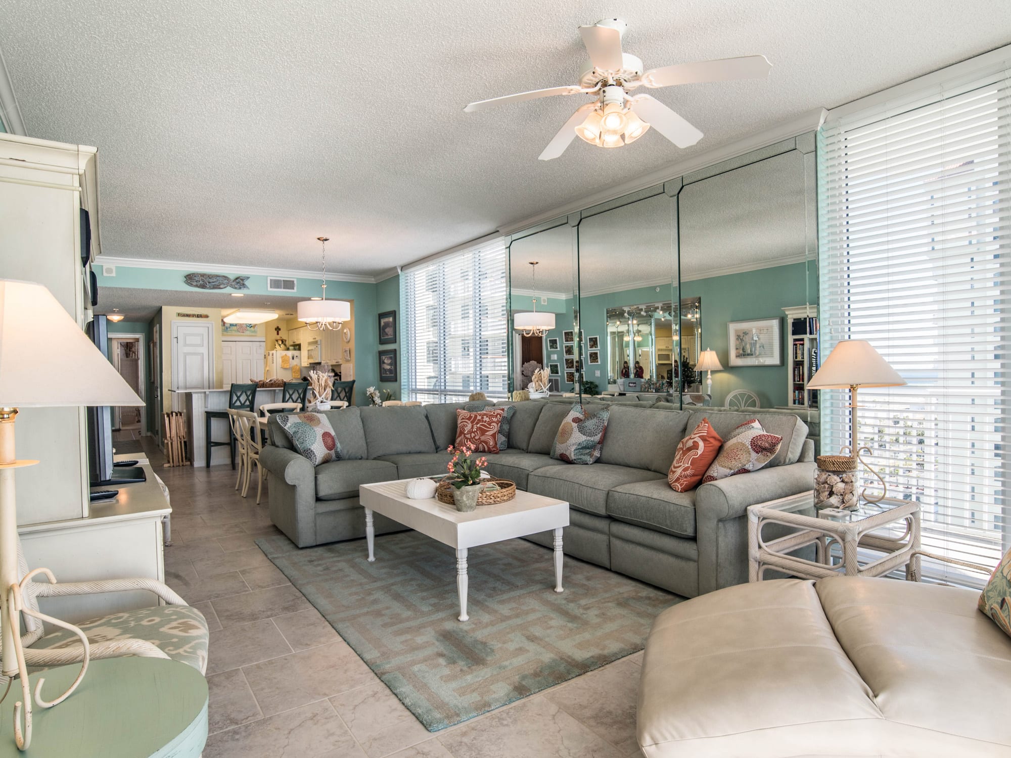 New sofa sleeper in Living Room.