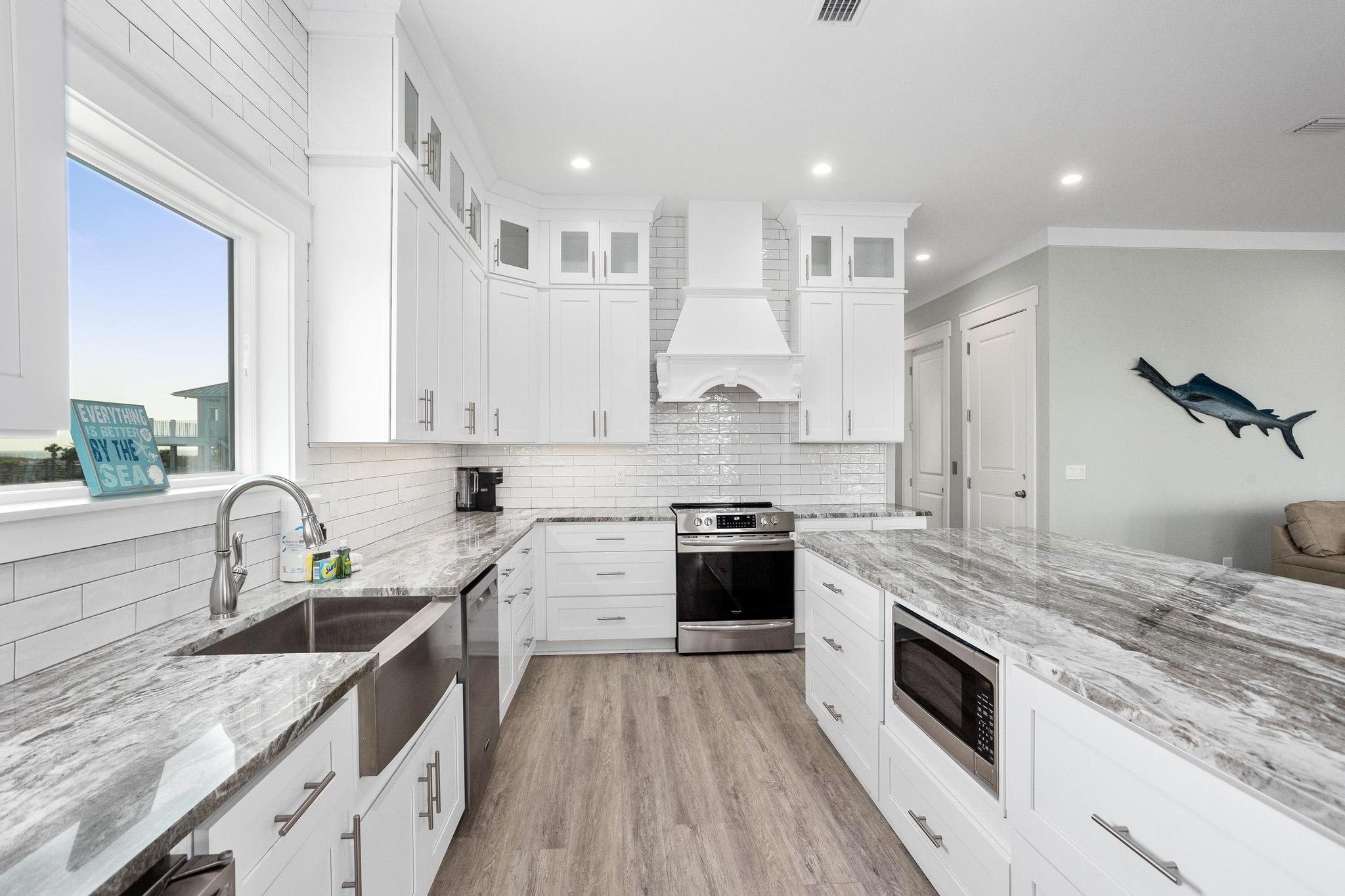 Plenty of countertop space