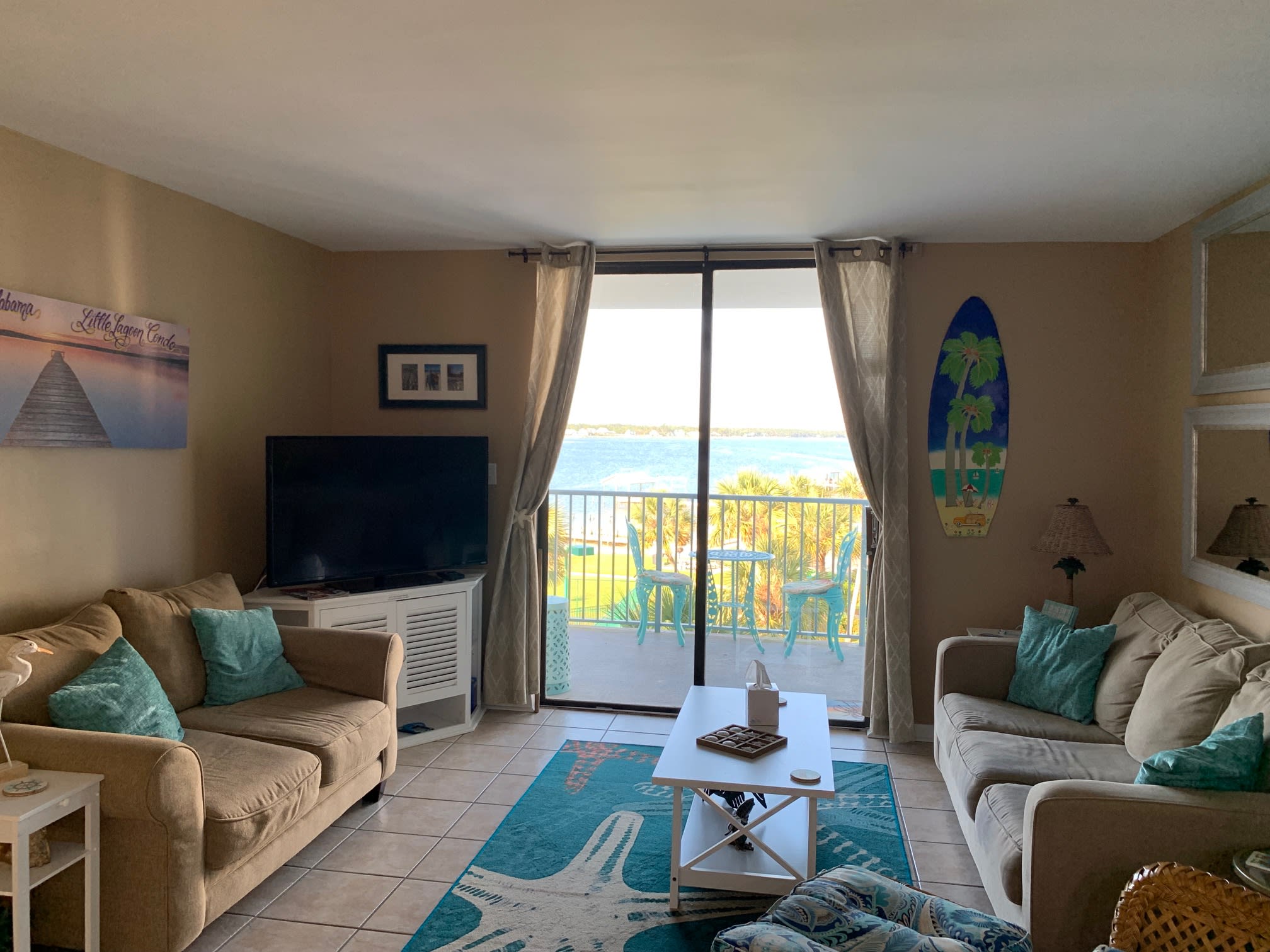 Lagoon view from living area