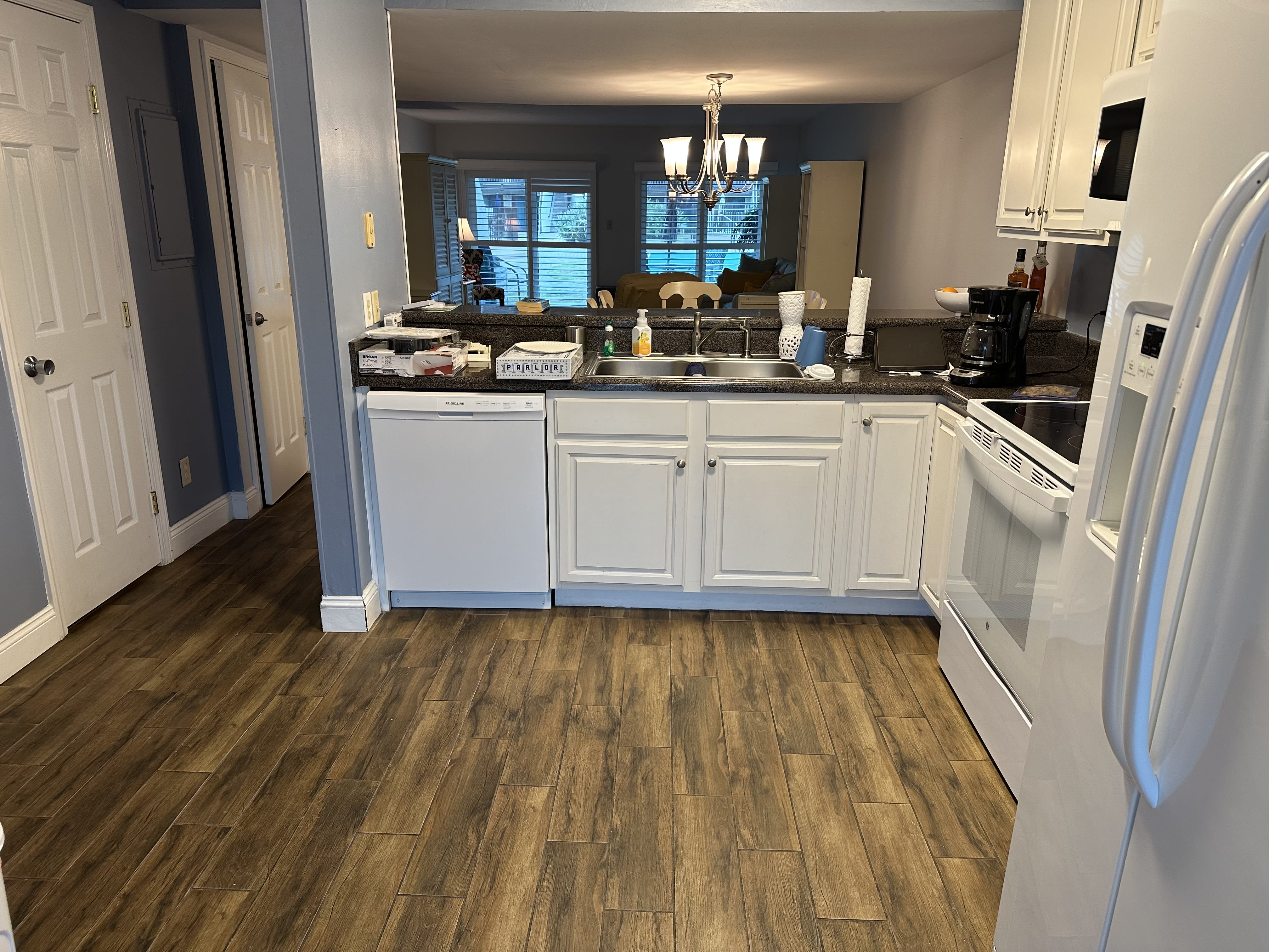 Kitchen is fully stocked