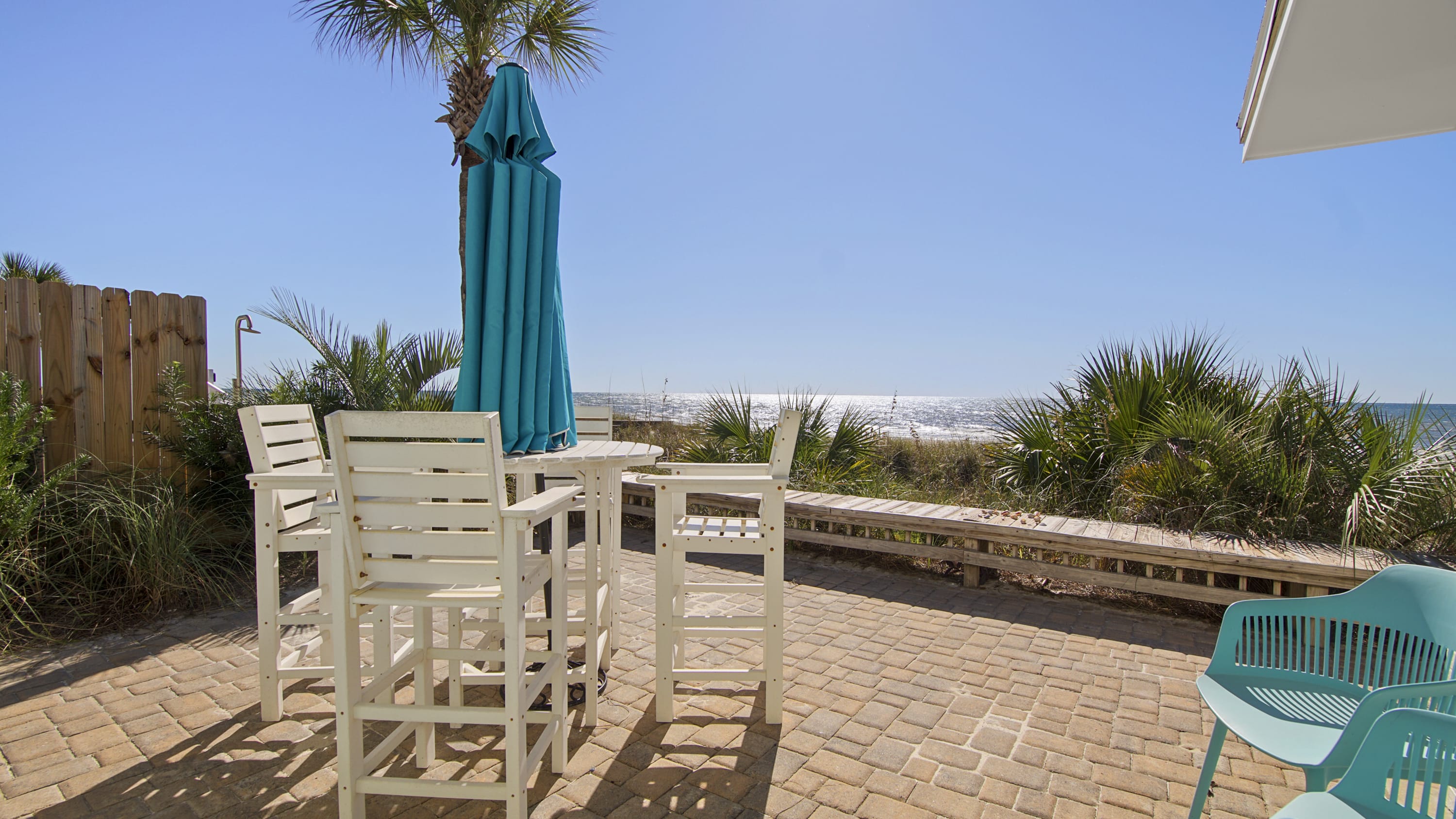 East side of south deck