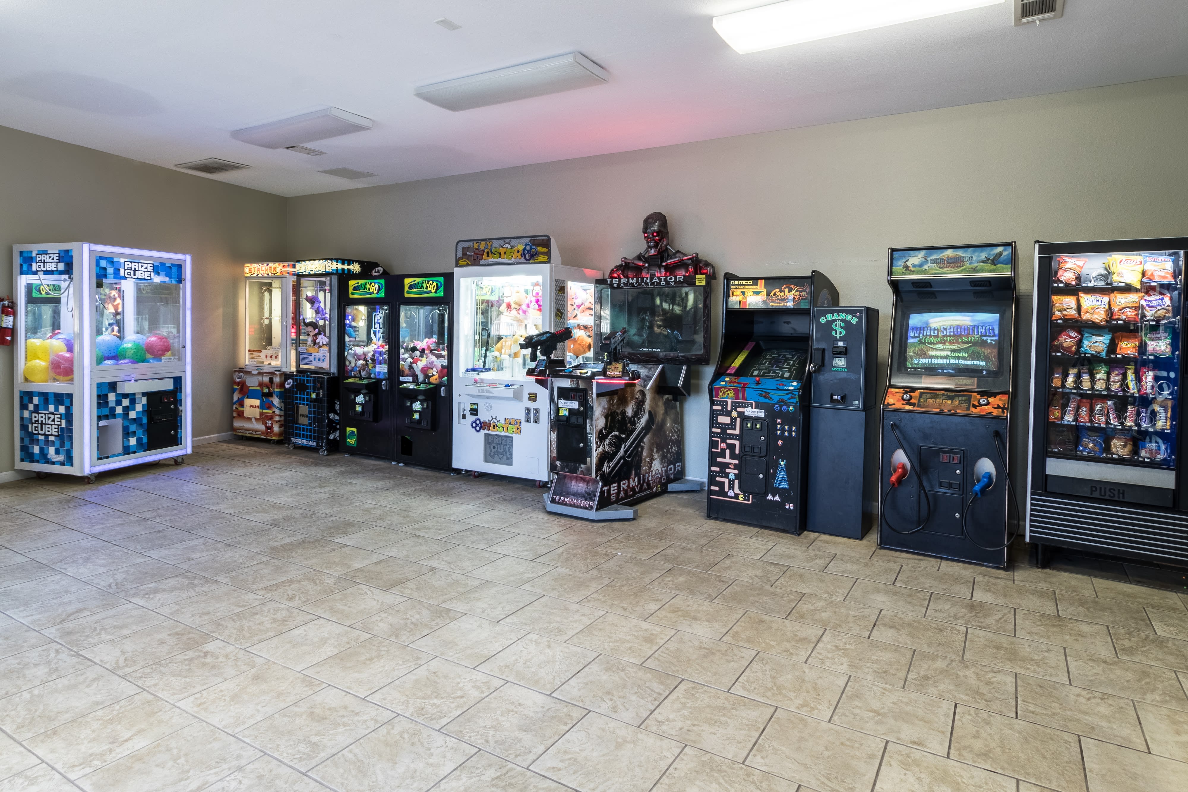 arcade and vending