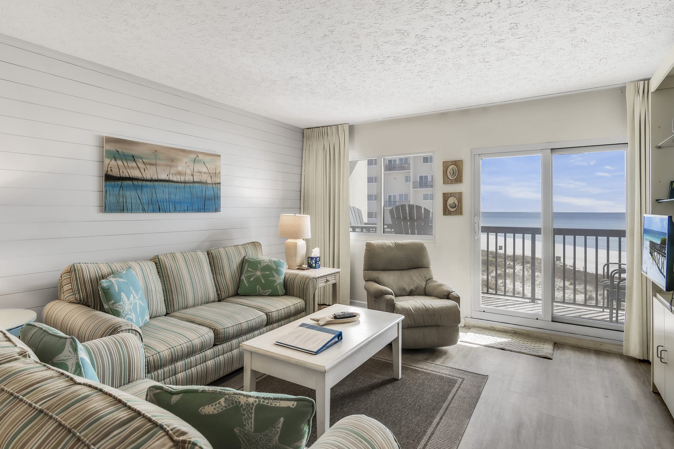 Living Room with ocean view