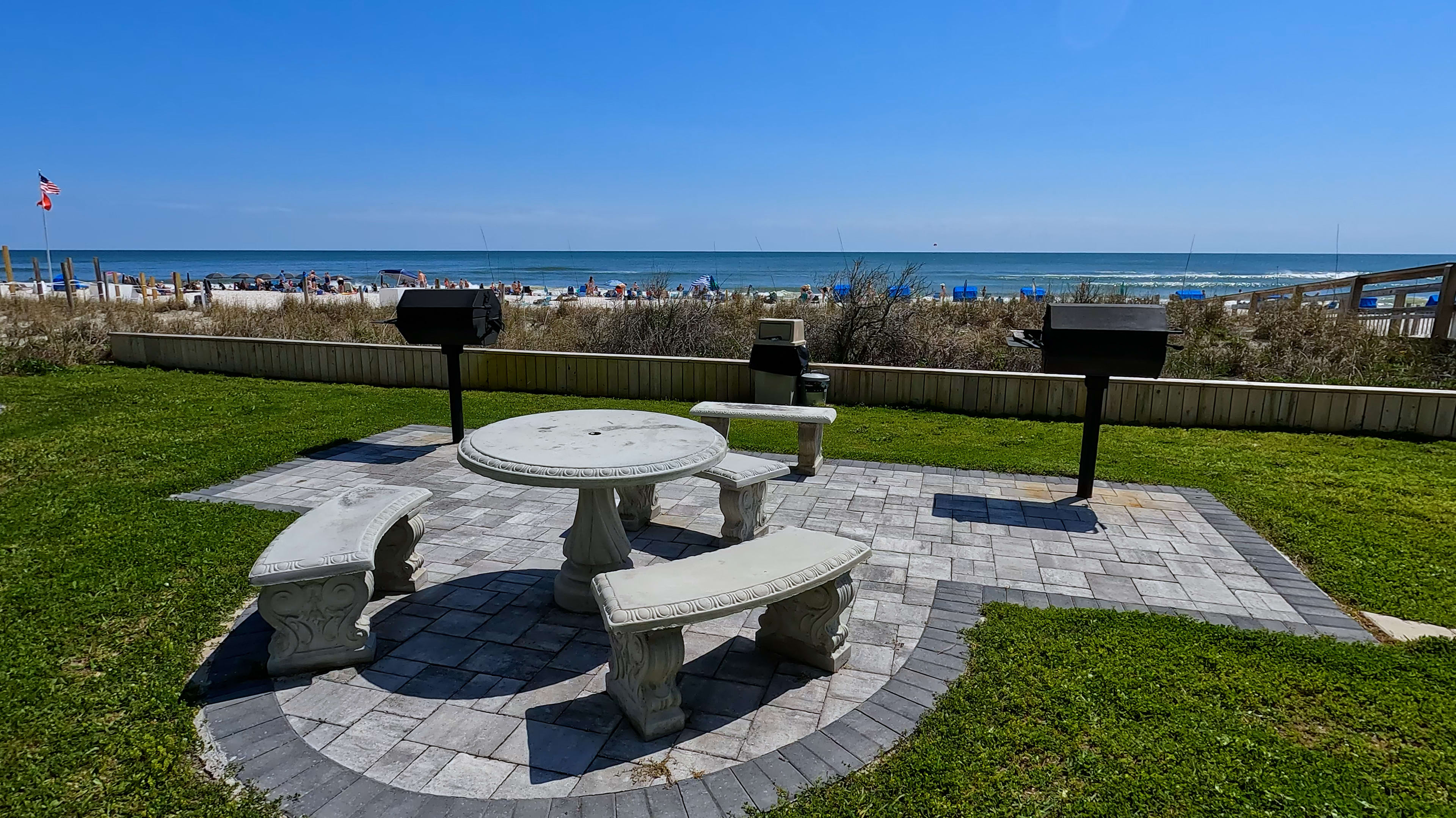 Perdido Sun Resort Beachfront BBQ Area