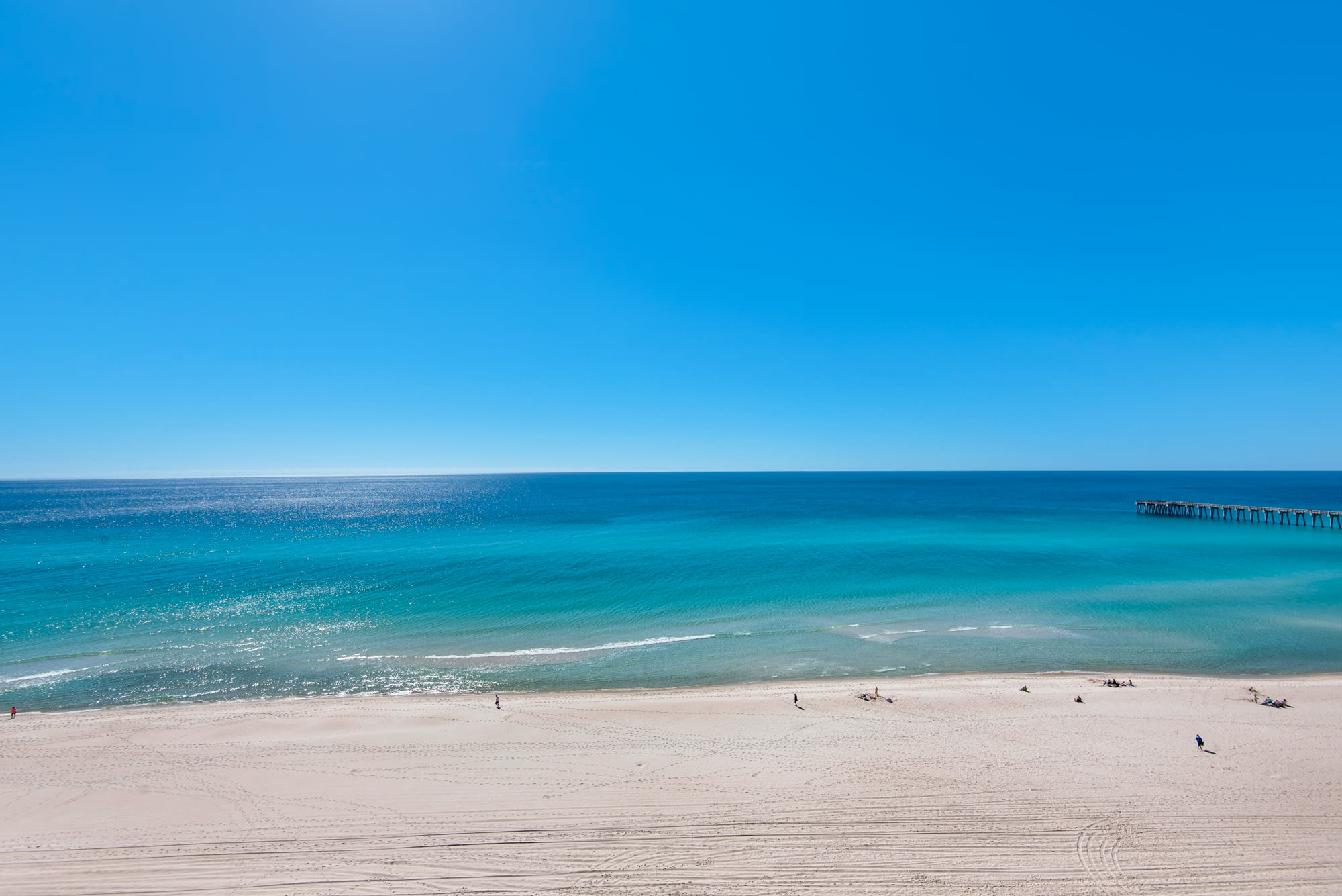 View straight out from Balcony.