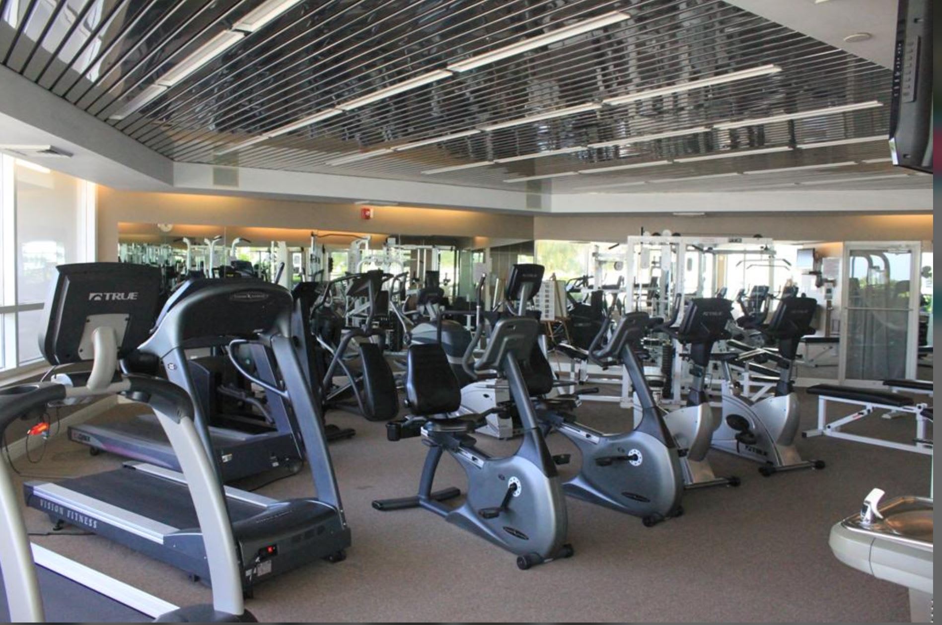 Fitness Center with Dry Sauna &amp; Steam Room. Full Service Spa on Property