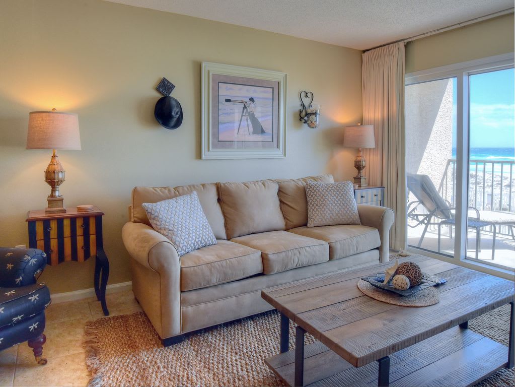 Sofa with queen pull out bed