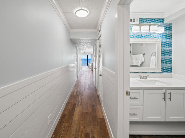 Enter into this gulf front unit, with wrap balcony.