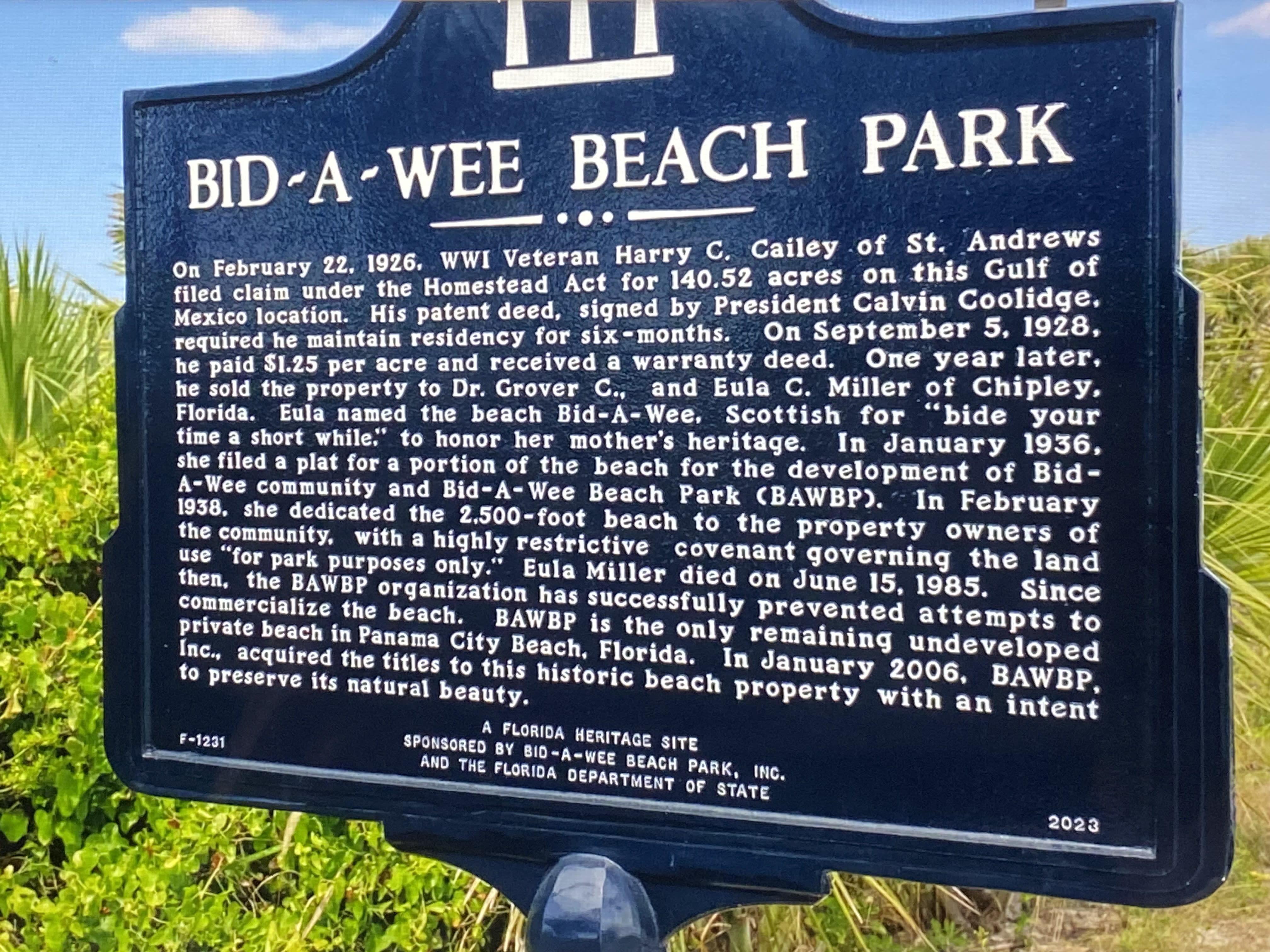 Bid-A-Wee Beach Park