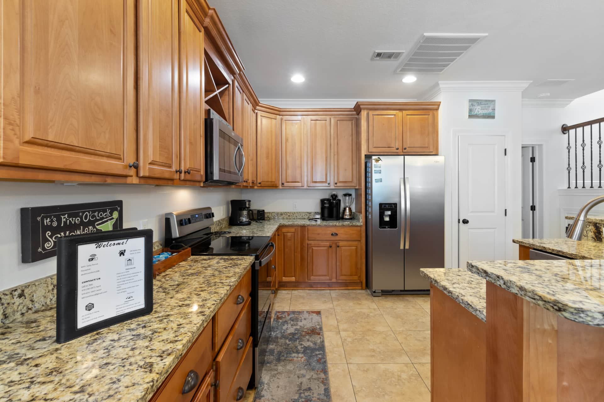 Kitchen with all the accessories