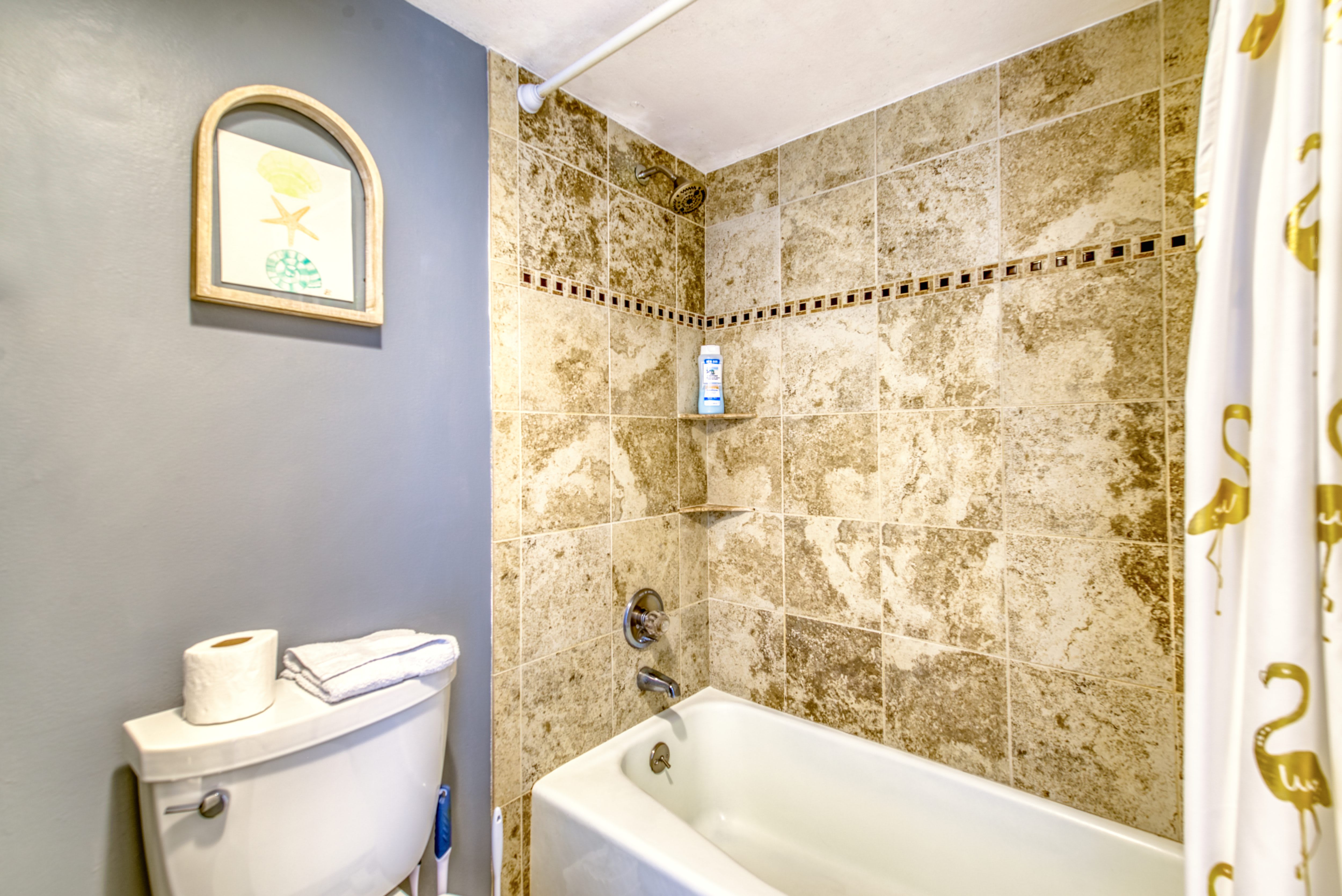 Relax in a soothing bath or refreshing shower.