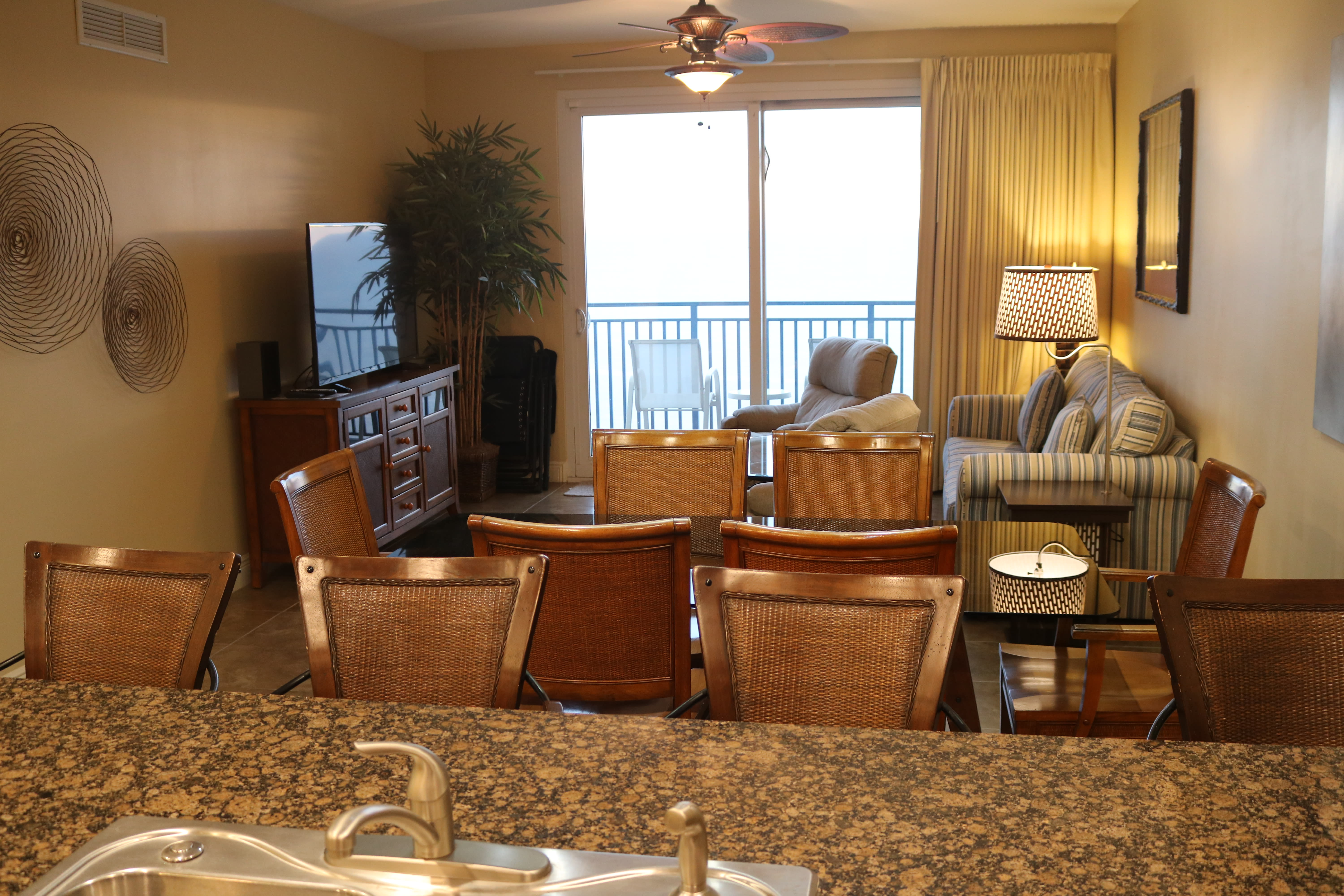 Large Screen TV for comfortable viewing