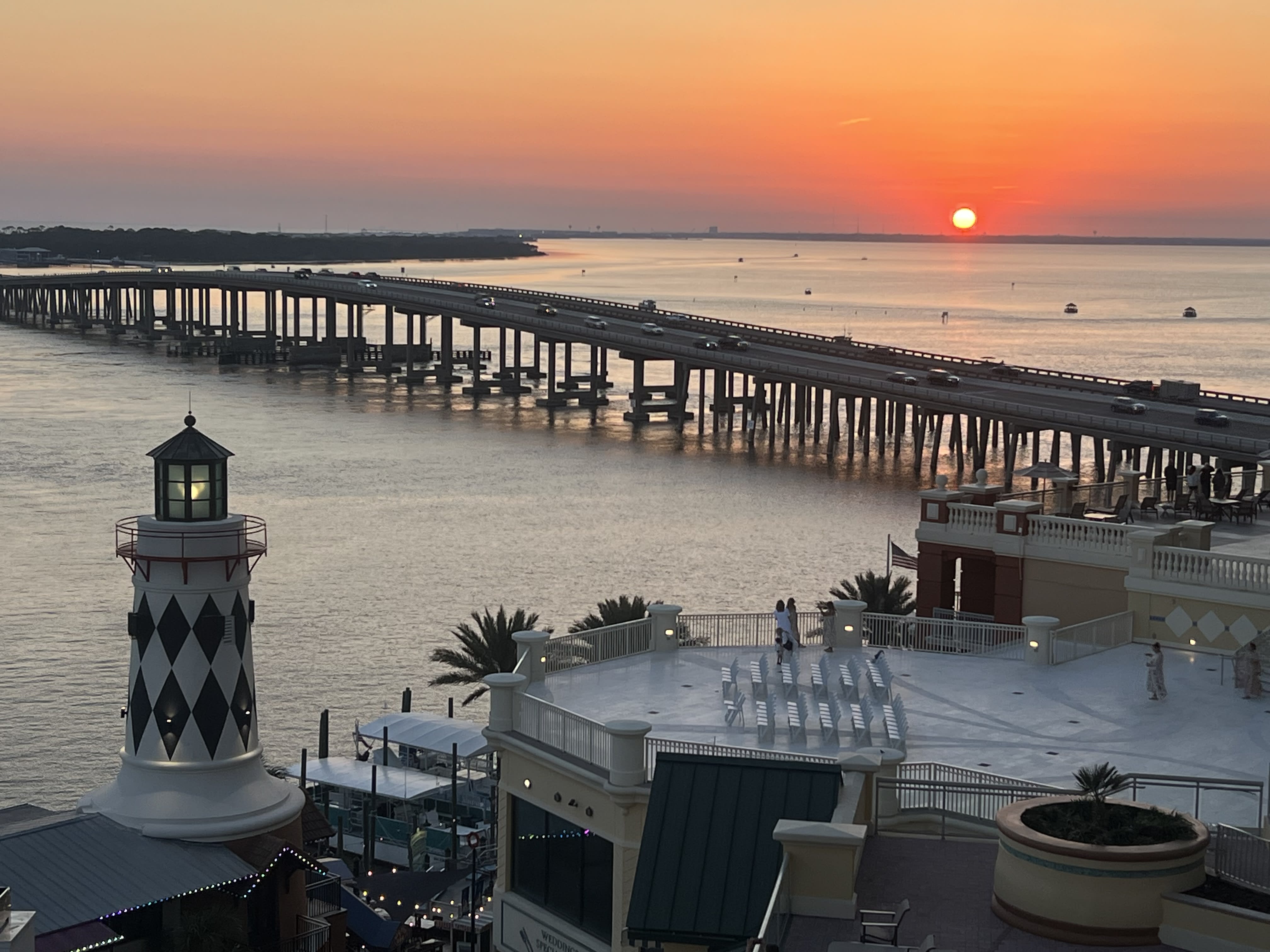 Balcony View at Sunset