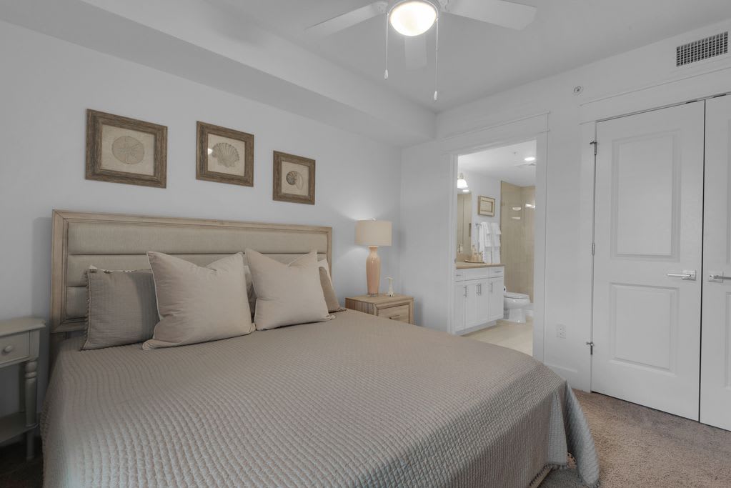 Bedroom and Bathroom View