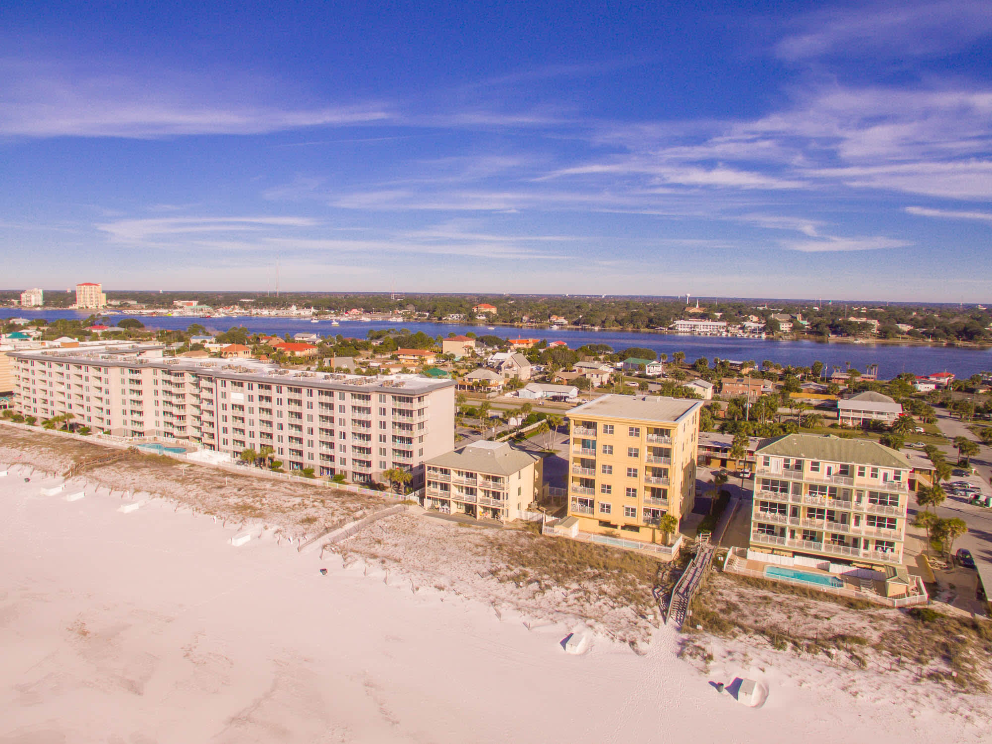 Tiki Beach, only 9 units, special little place to get away from the crowds. 
