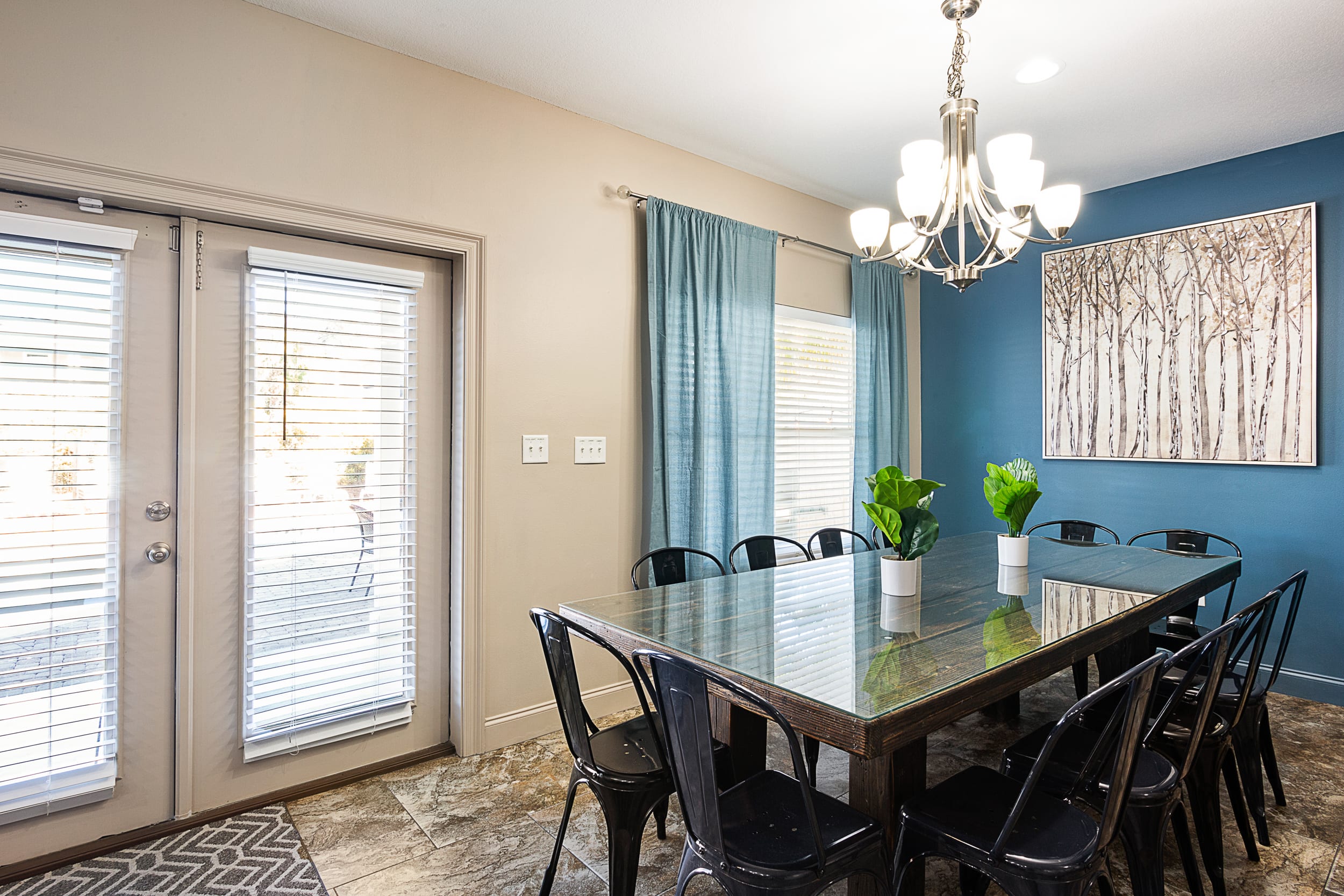 Dining room table seats 10