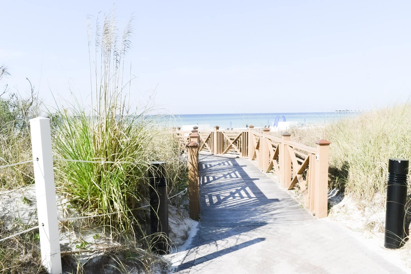 Walkway leading to the beach