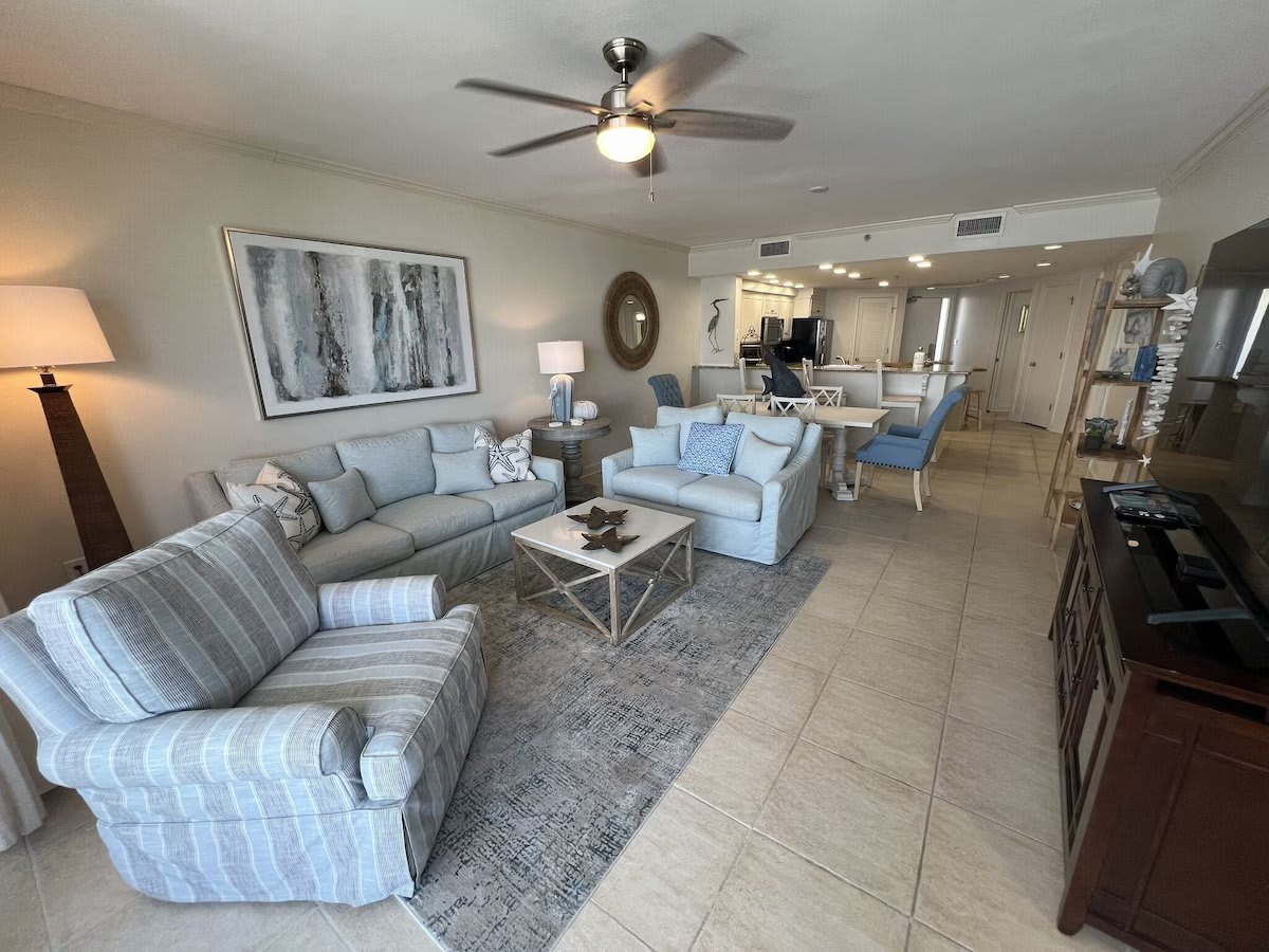 Living Area with Sleeper Sofa