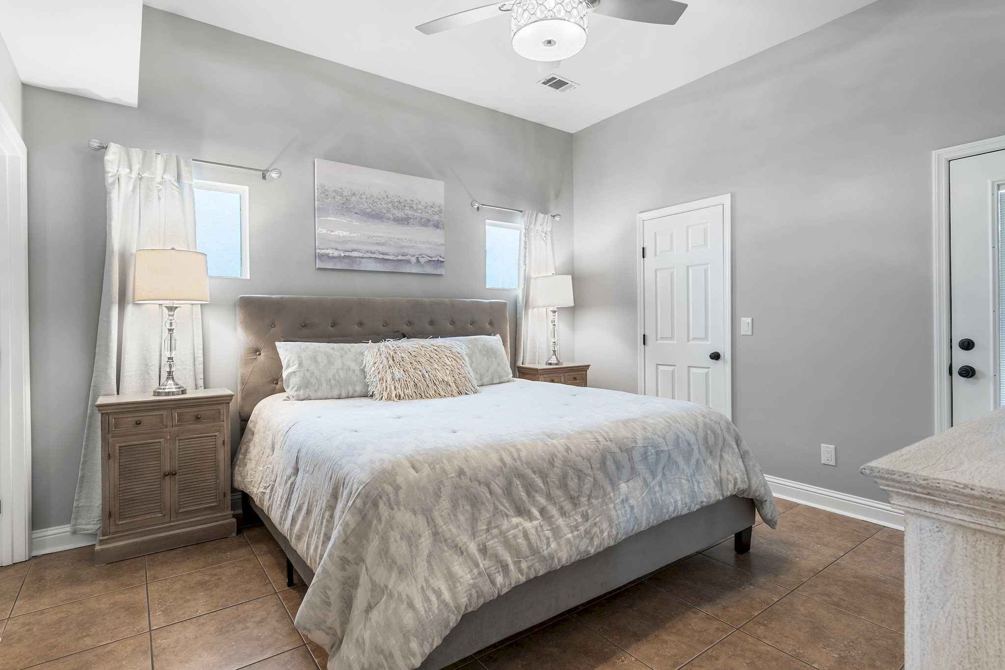 Master King Bedroom 1 in Main House w/ en suite Bathroom 