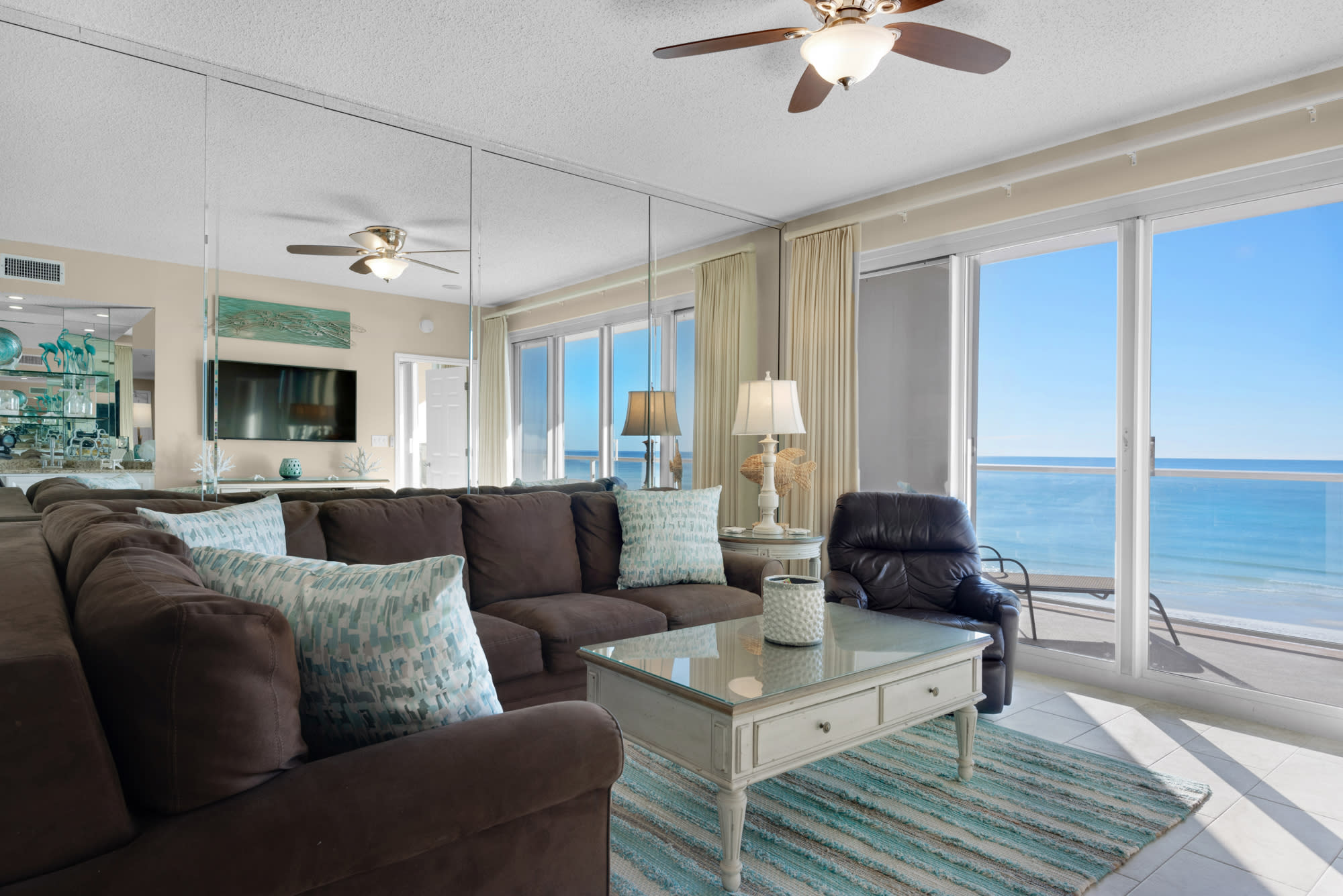 Amazing Gulf Front Views in this renovated condo.