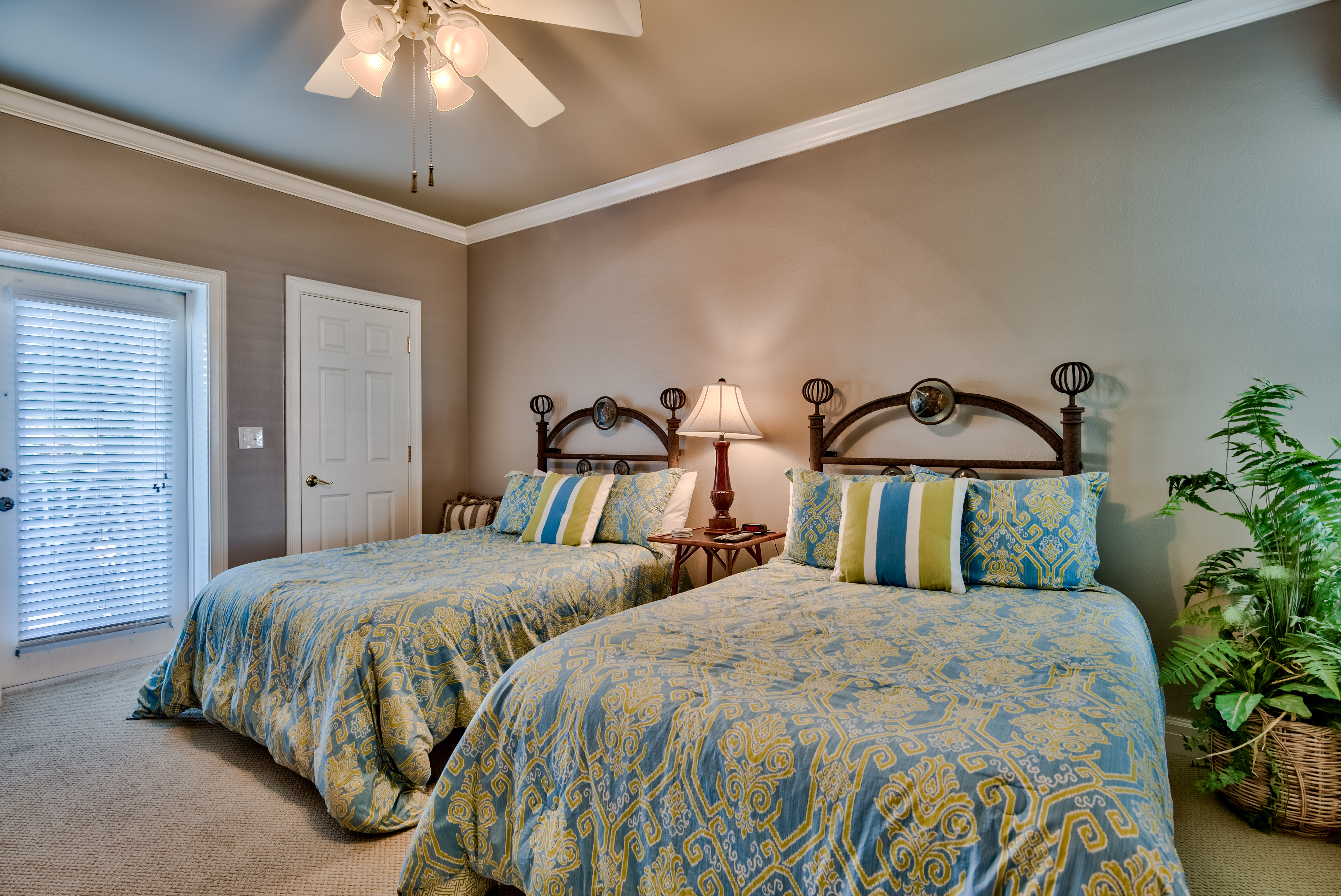 SECOND BEDROOM WITH 2 FULL-SIZE TEMPURPEDIC BEDS