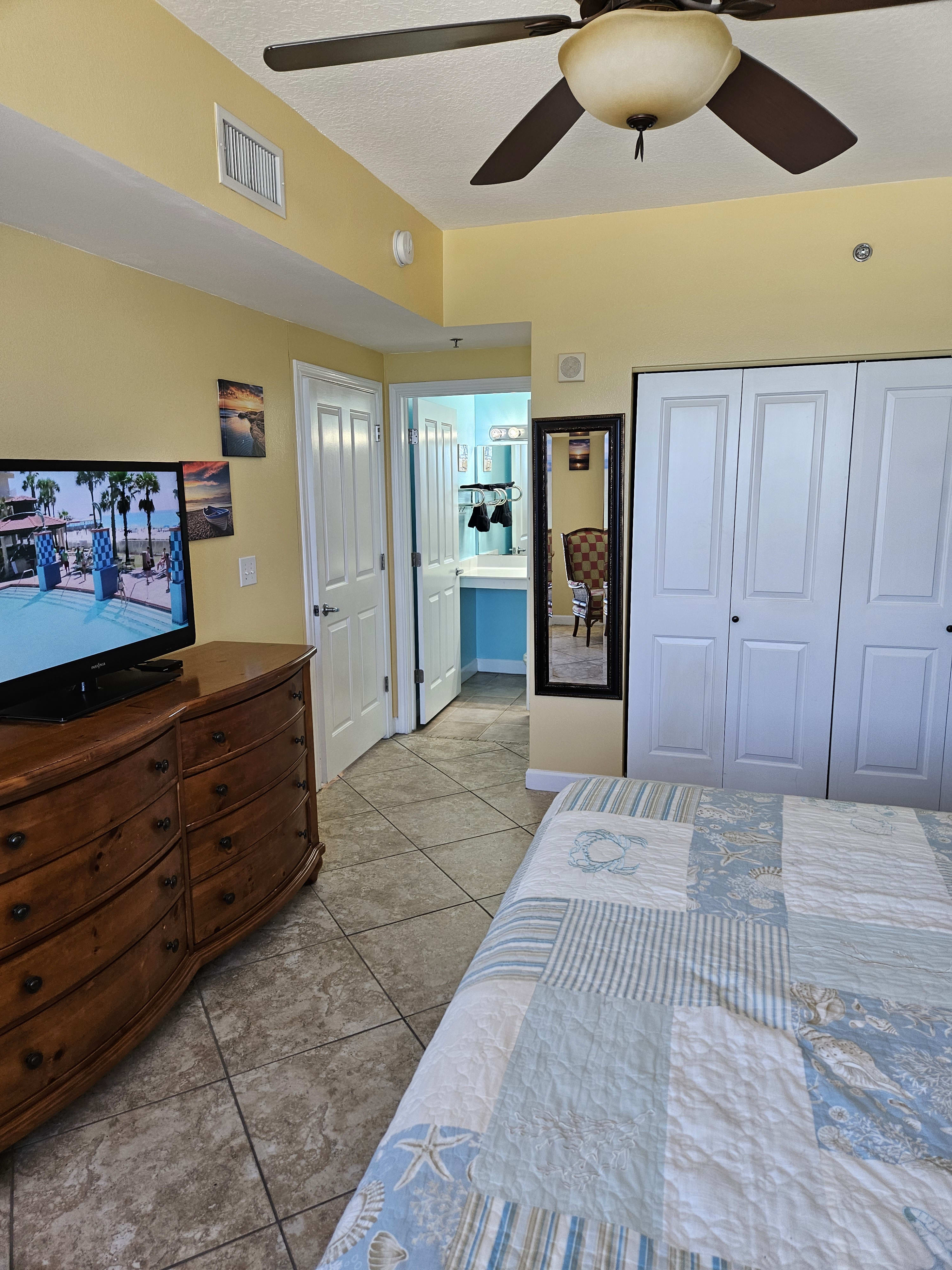 Private bath in master