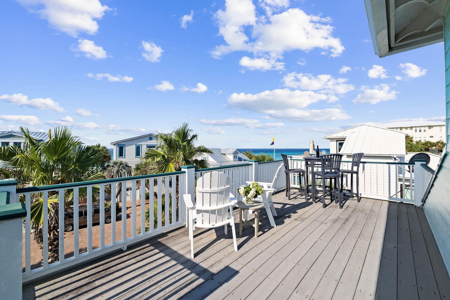 The 3rd floor balcony!