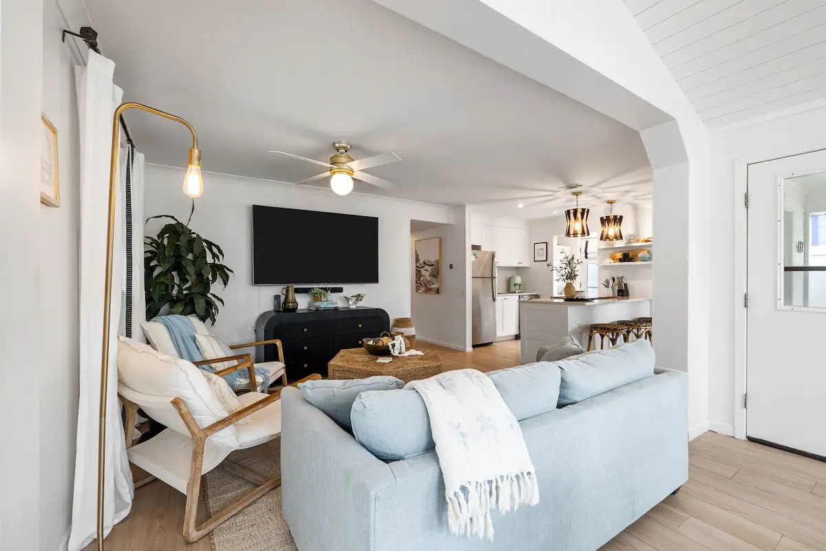 Open concept living space