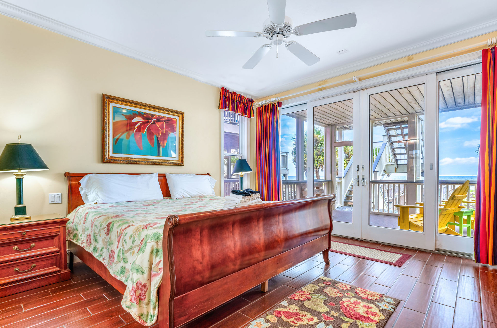 Master First Floor with Deck