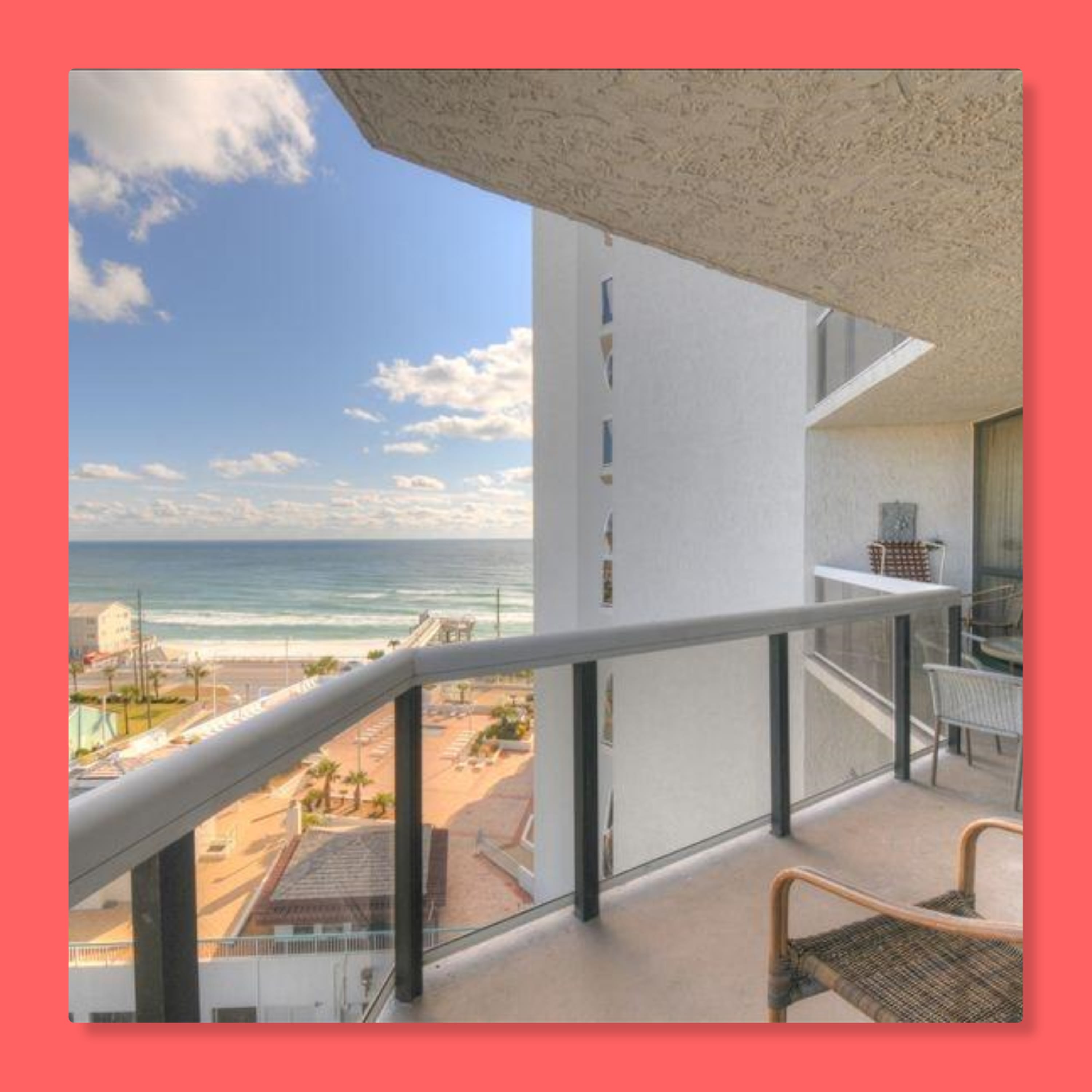 Another view from the huge balcony!