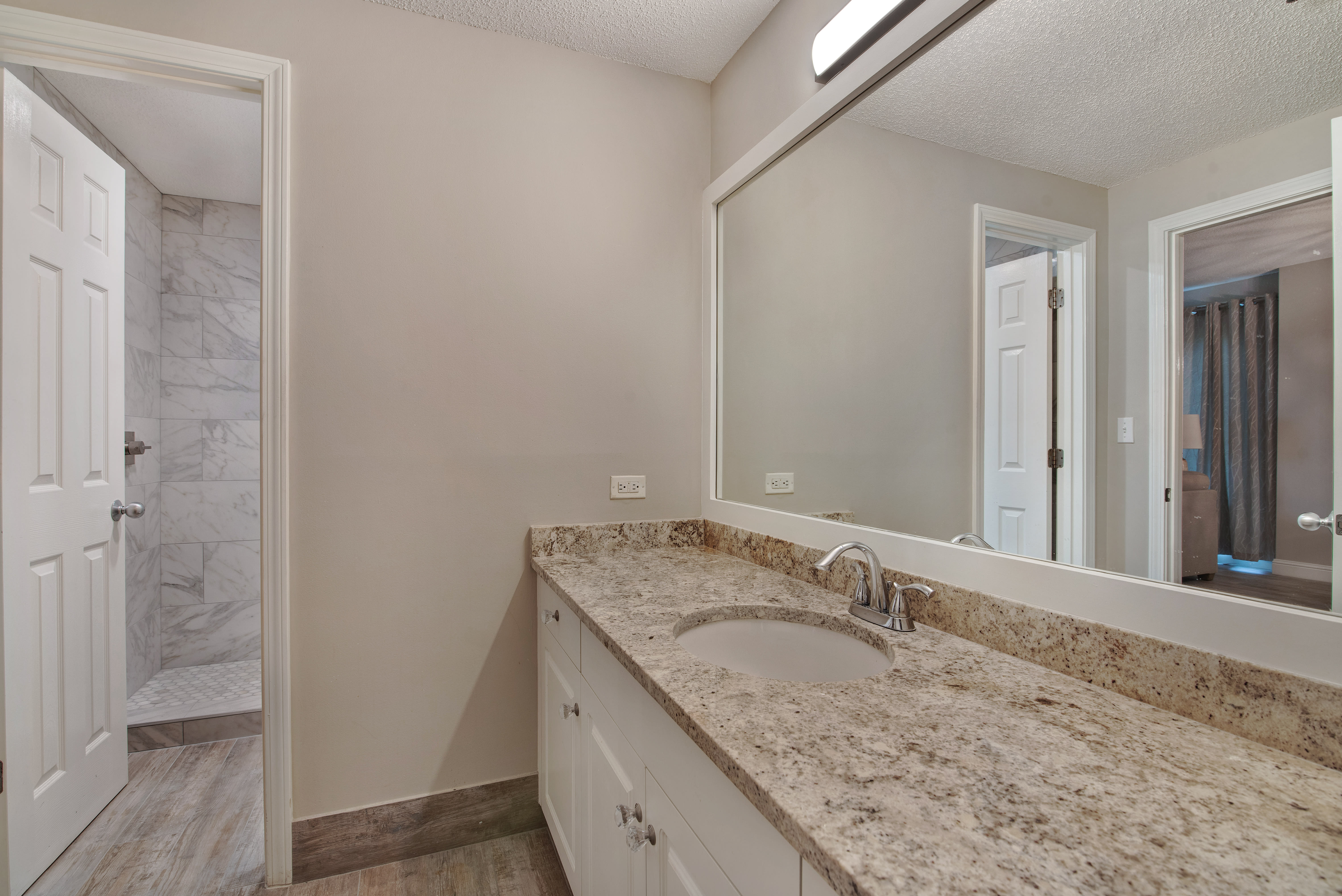 Shared Guest Bathroom with NEW walk-in shower