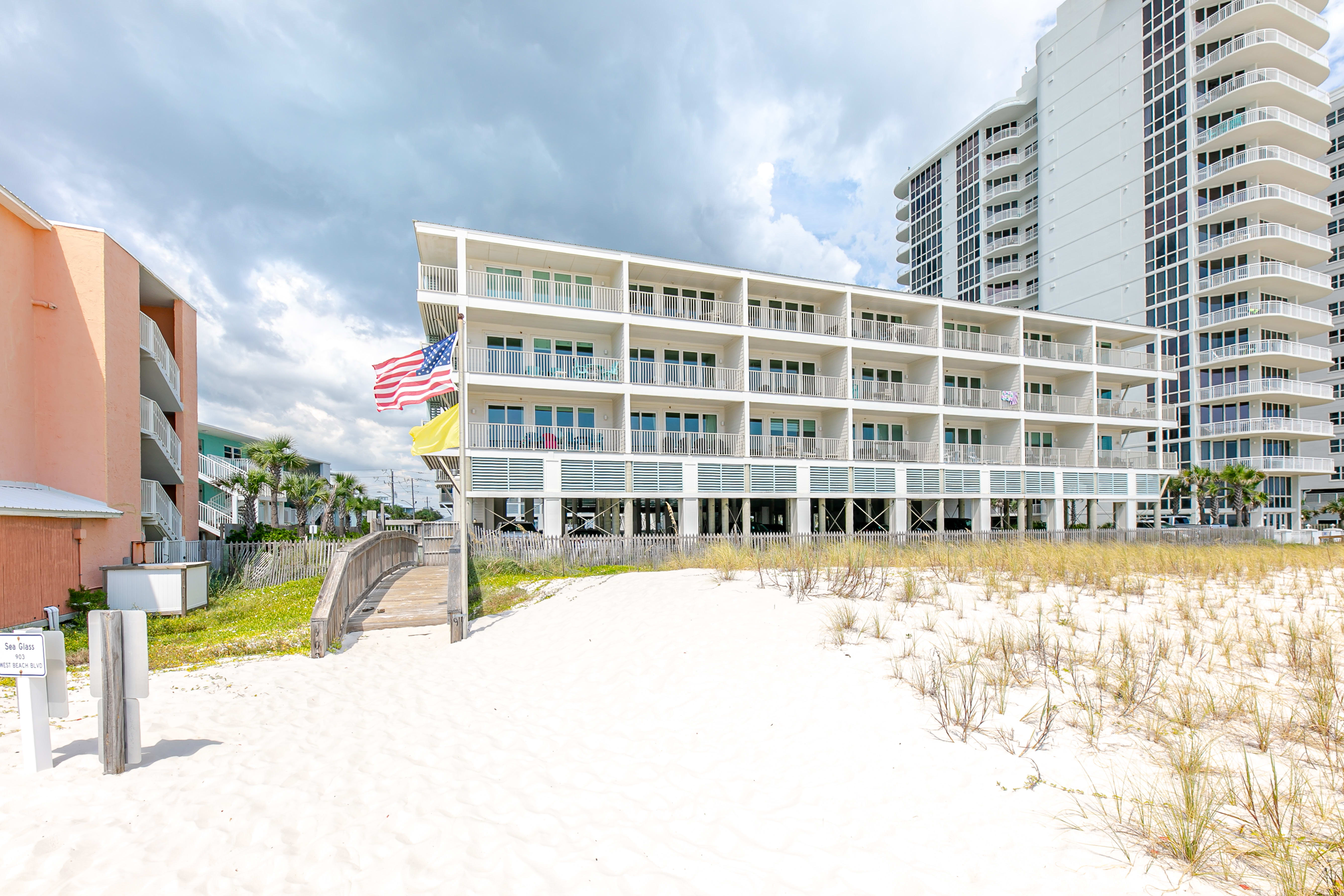 Sea Glass view from the beach