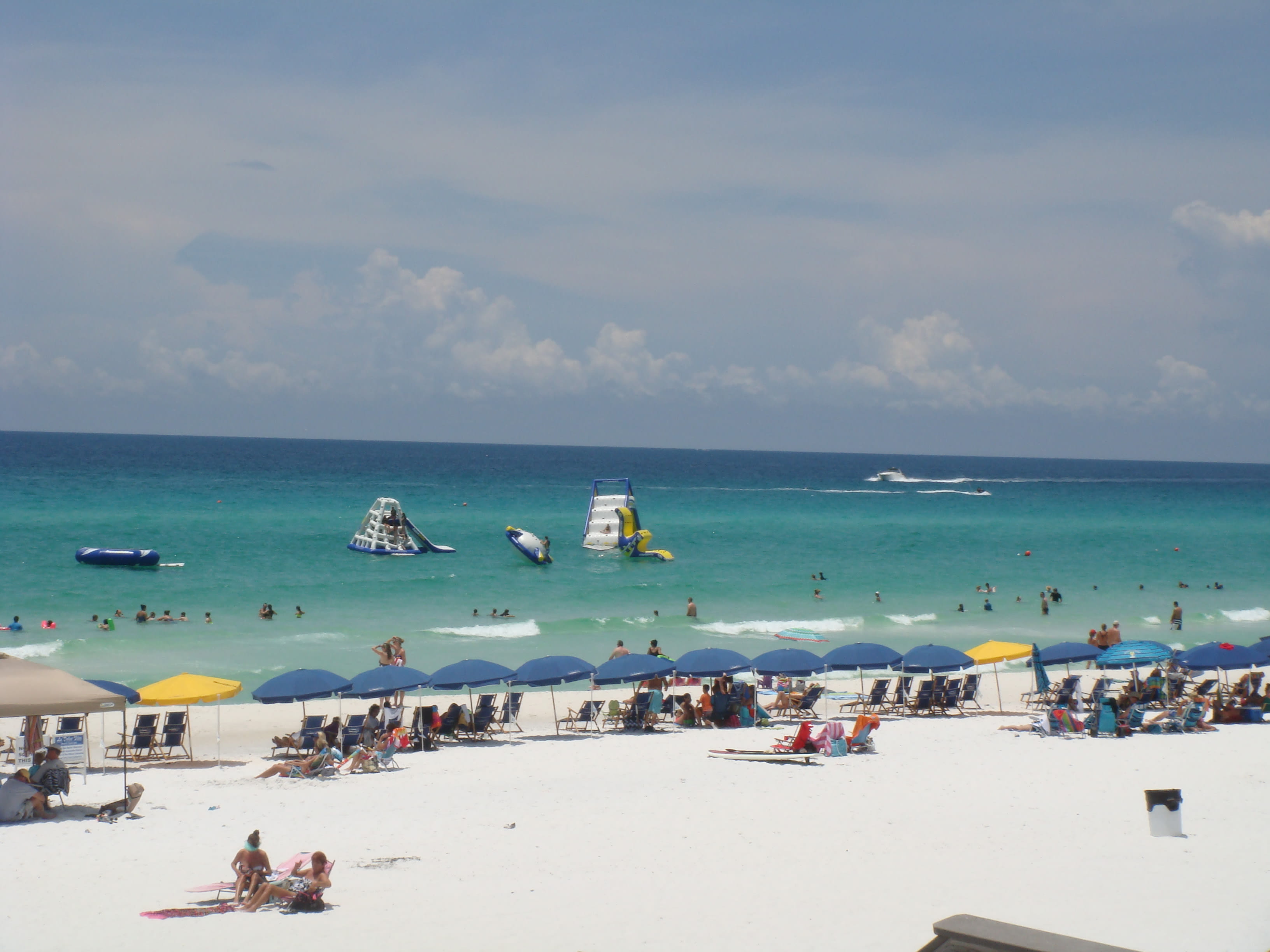 Seascape beach in summer